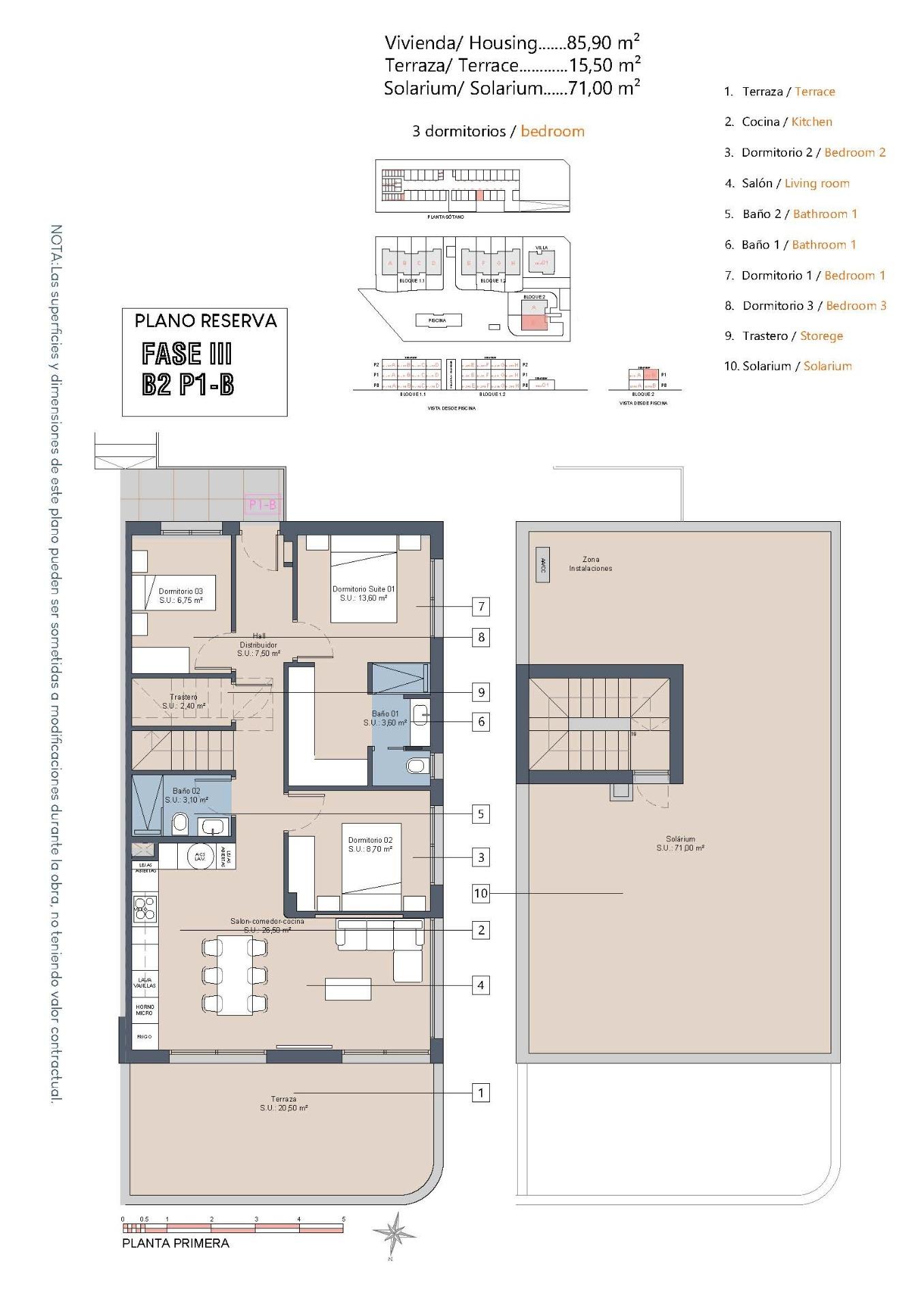 New build residential complex near serena golf and the mar menor in los alcazares