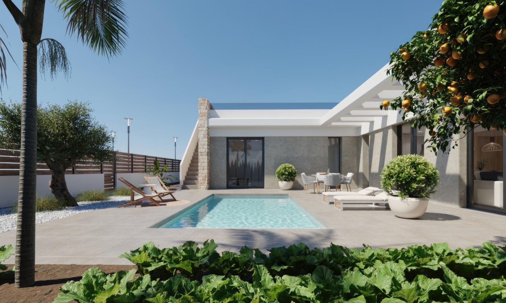 New build villas in hacienda del Álamo golf resort, murcia
