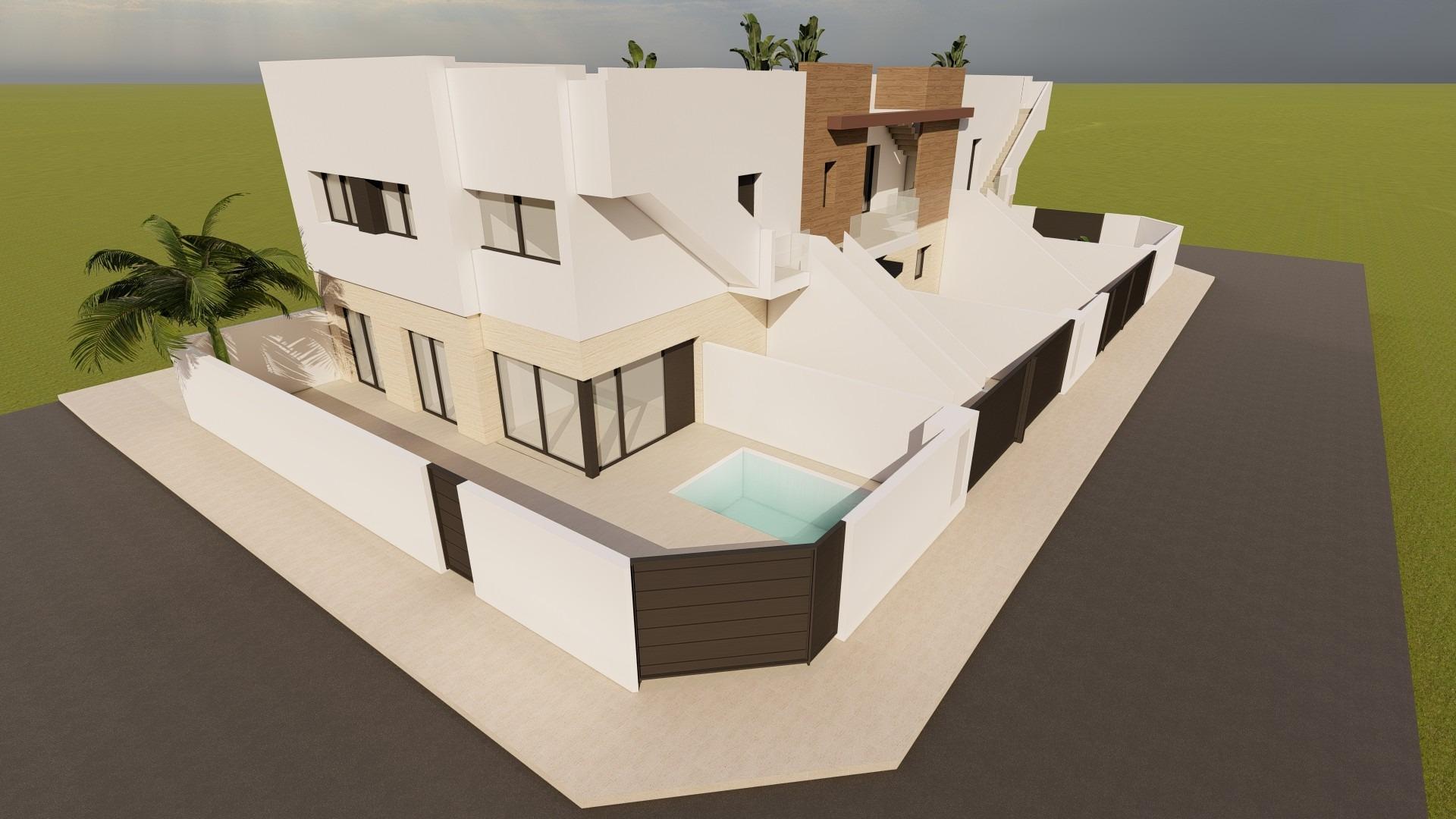 New build bungalows for sale in lo pagan near the beach and marina