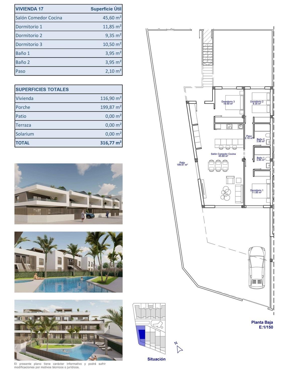 New build apartments and bungalows for sale in pilar de la horadada near the beach