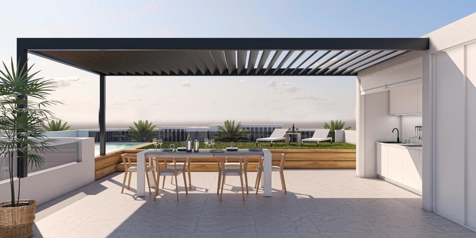 New build bungalow apartments in san pedro del pinatar