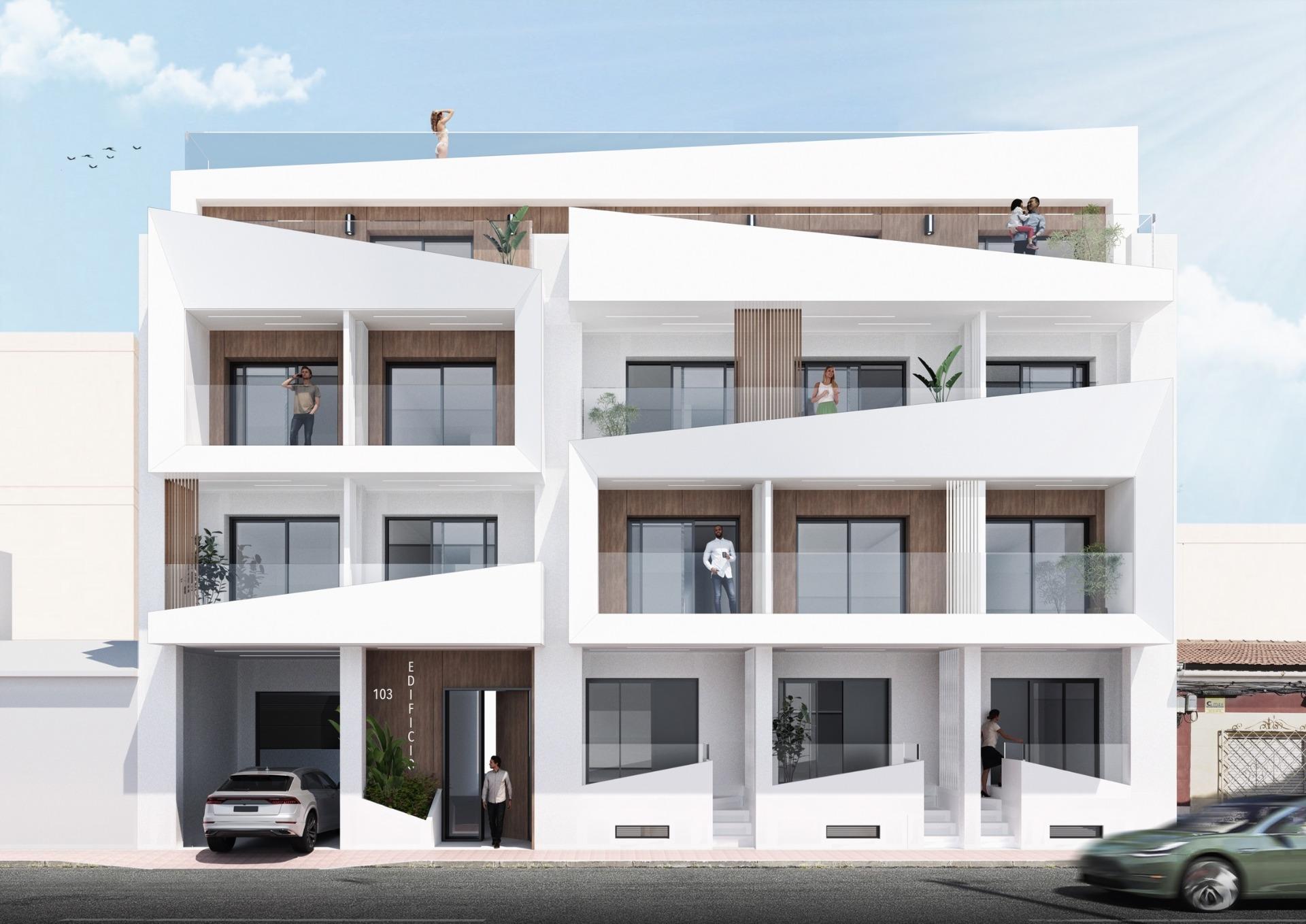 Modern apartments just 250m from el cura beach in torrevieja