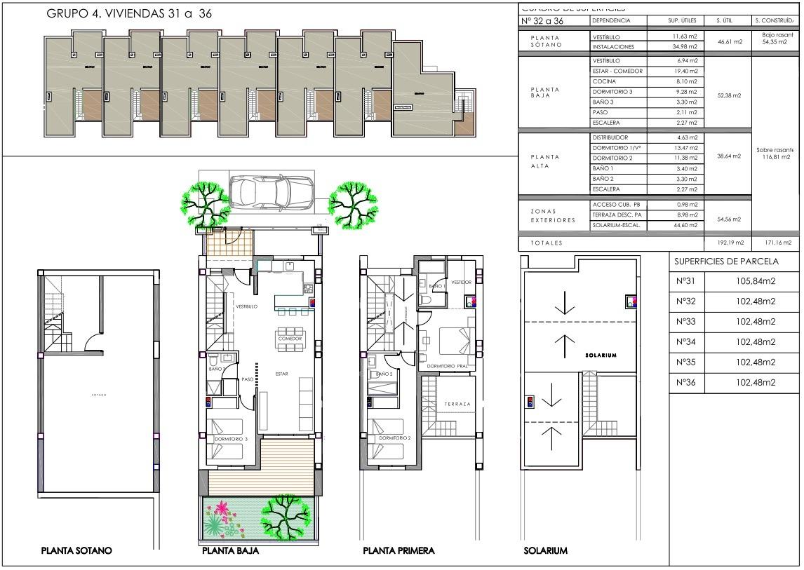 New build semi-detached villas in monforte del cid