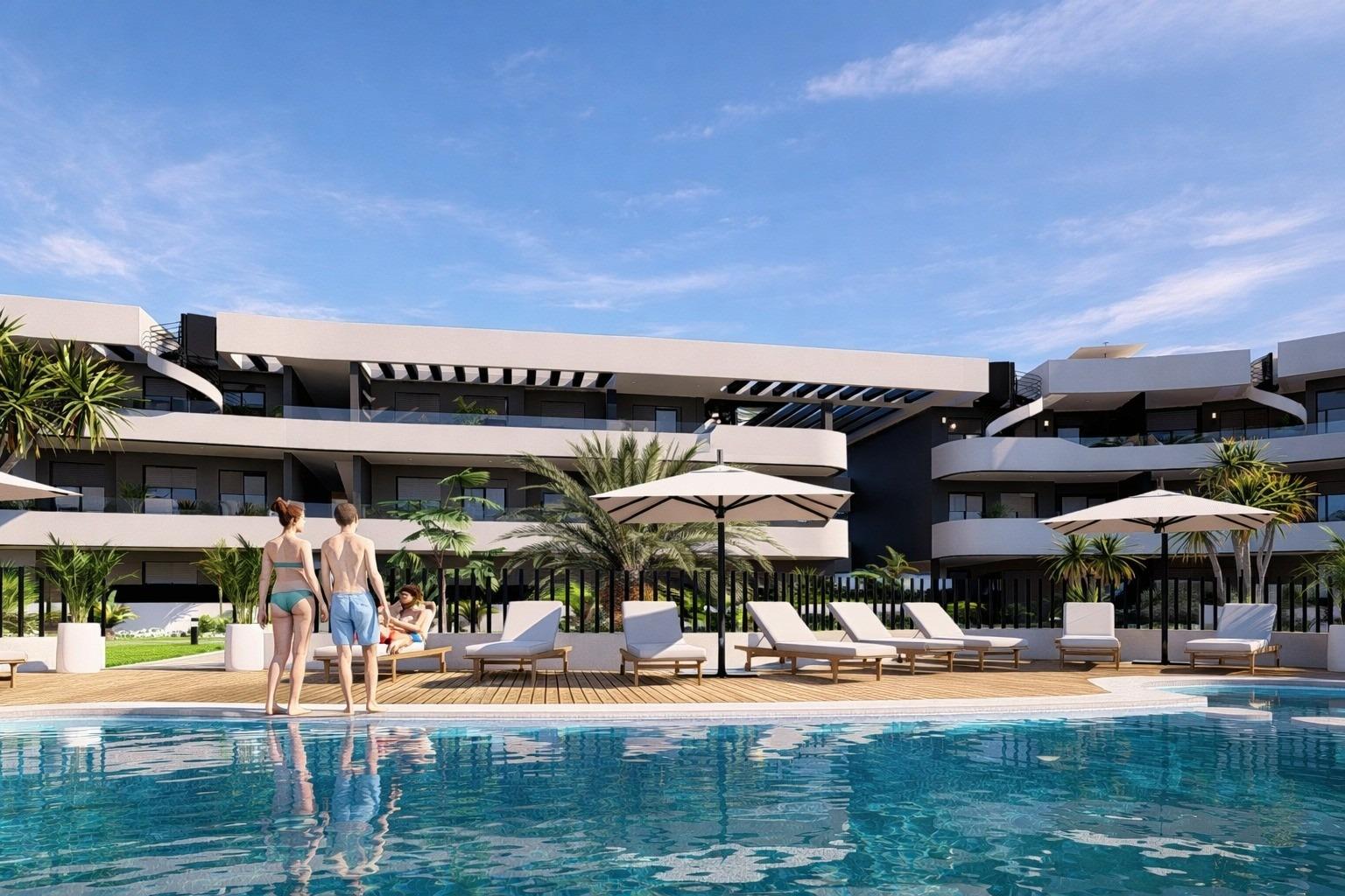 Luxury golf front apartments near the sea in los alcazares costa calida