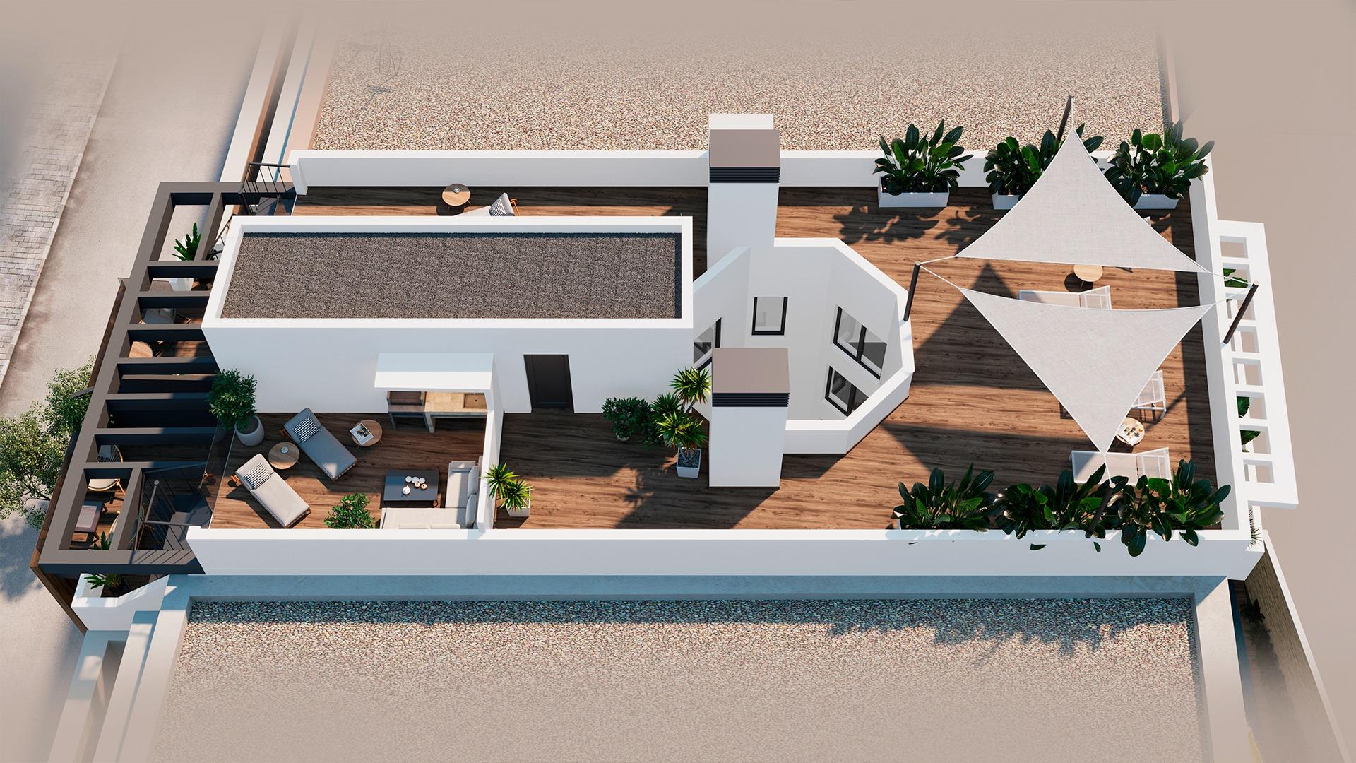 Modern apartments just 250m from playa del cura in torrevieja