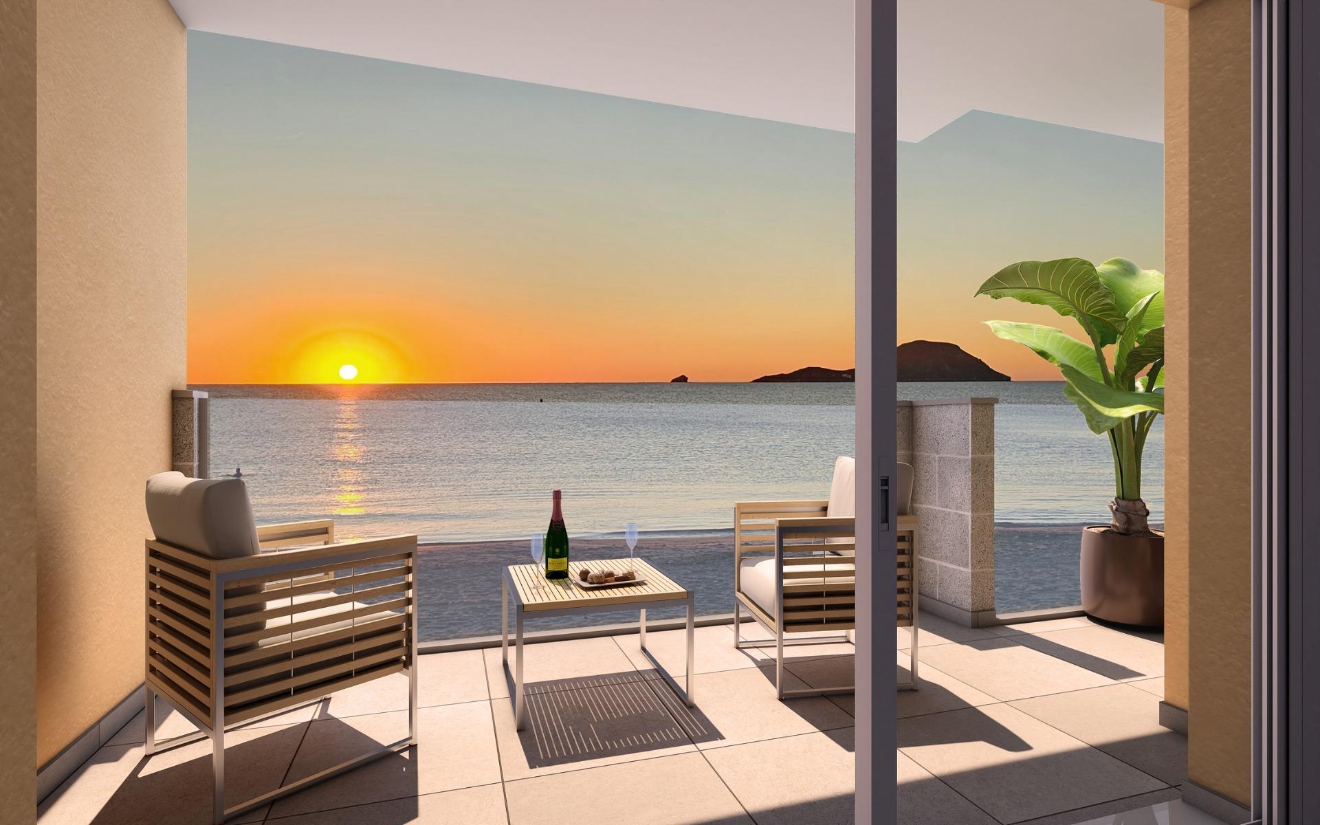 New build residential complex in la manga