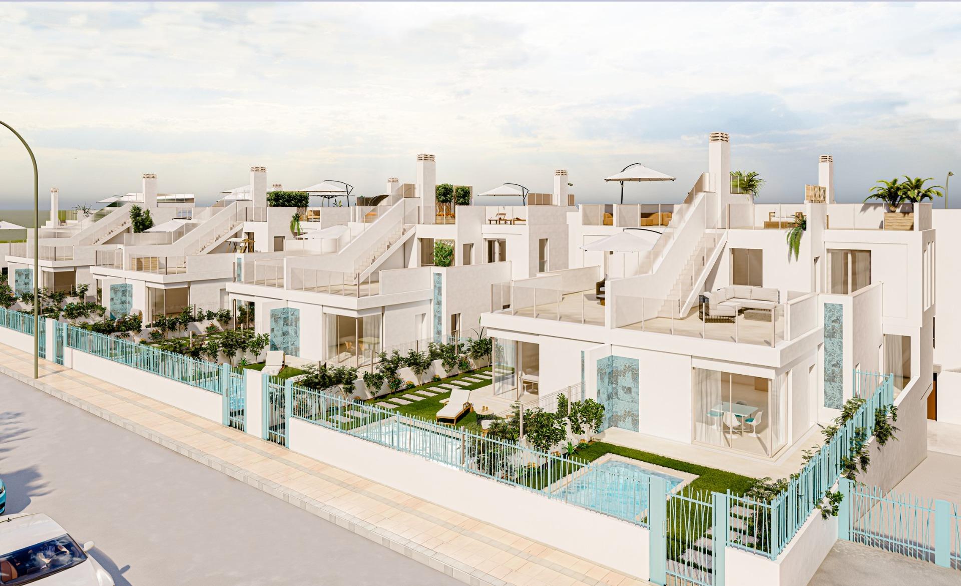 New build villas near la serena golf and the beach in los alcázares
