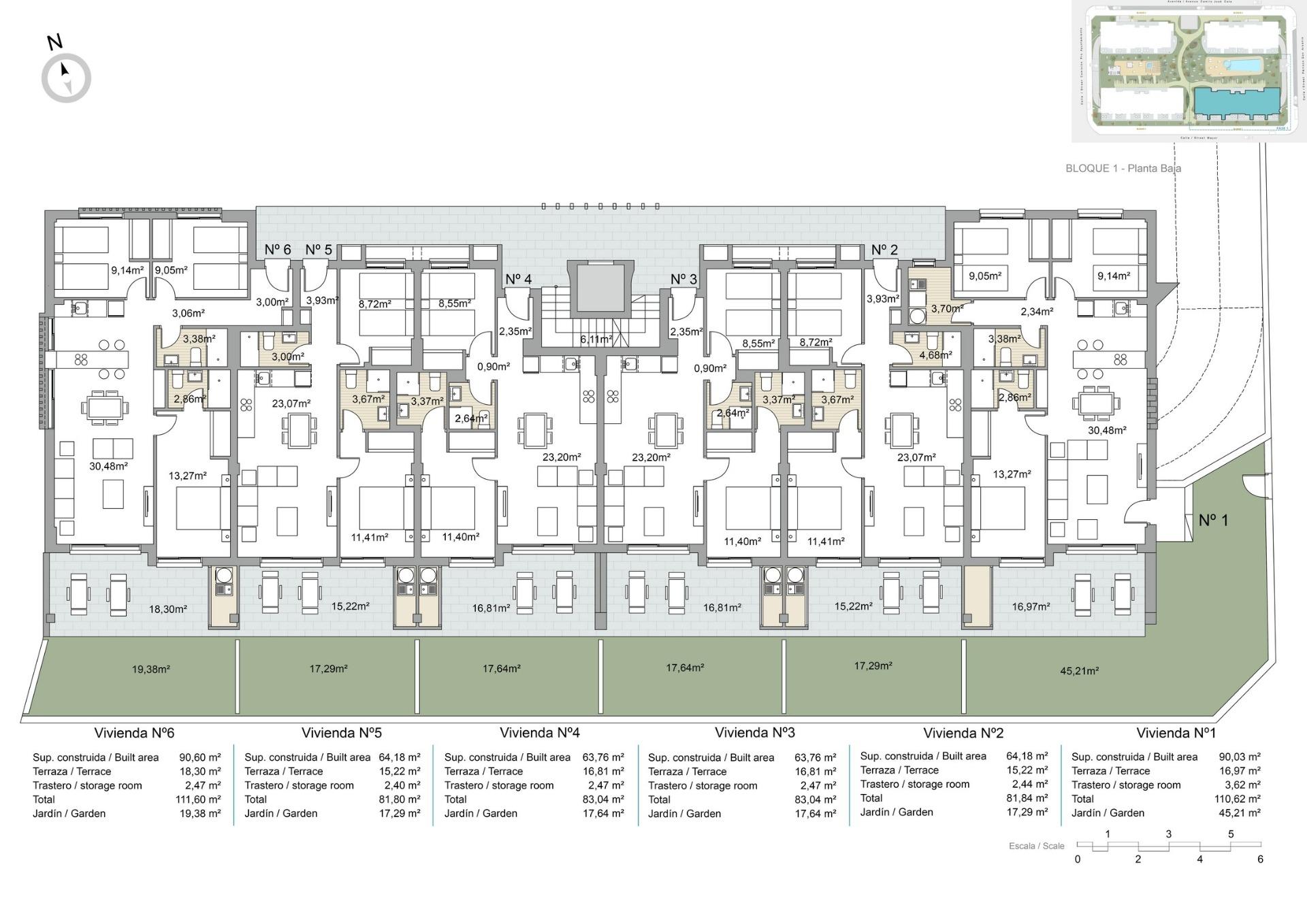 New build residential complex in pilar de la horadada