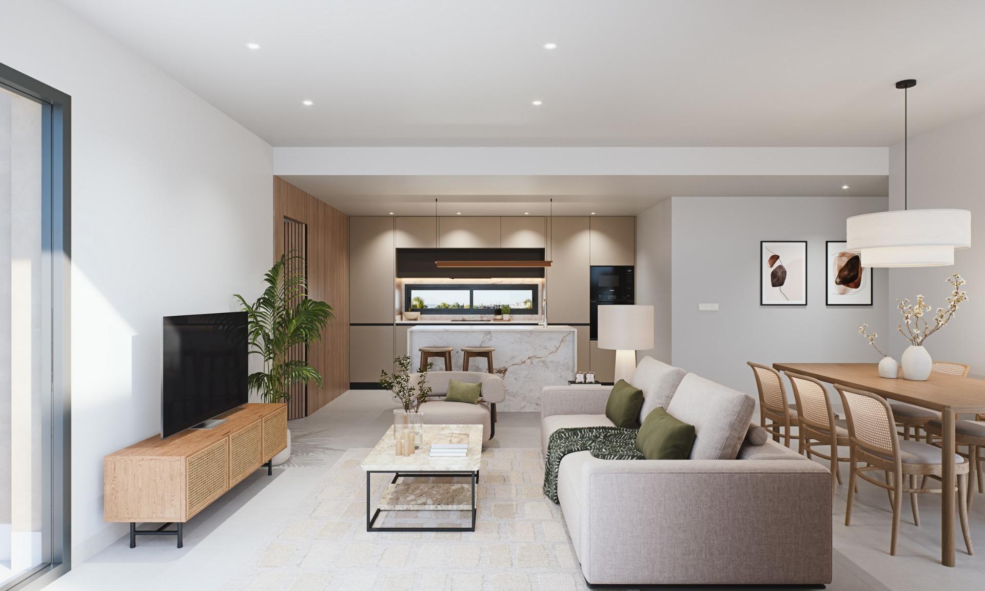 Luxury new build apartments for sale in santa rosalia lake and life resort murcia
