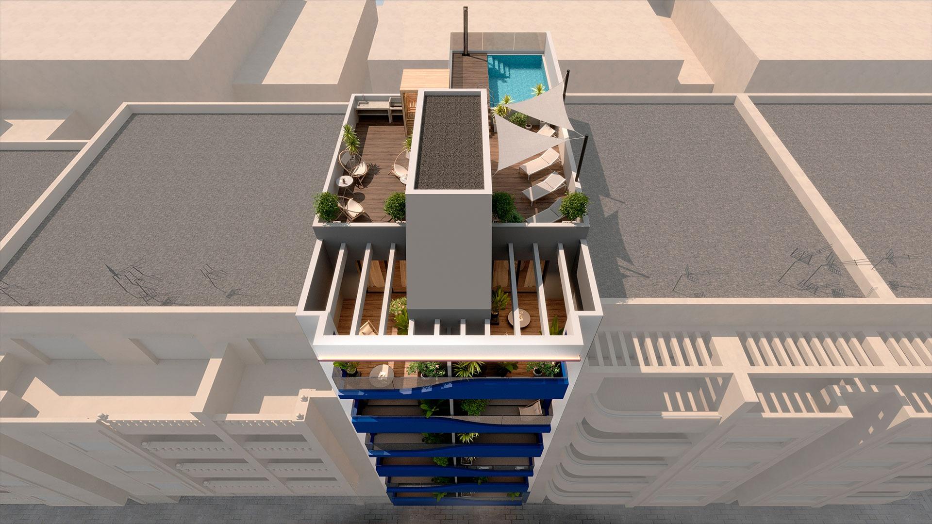 New build apartments 200 metres from the sea in torrevieja