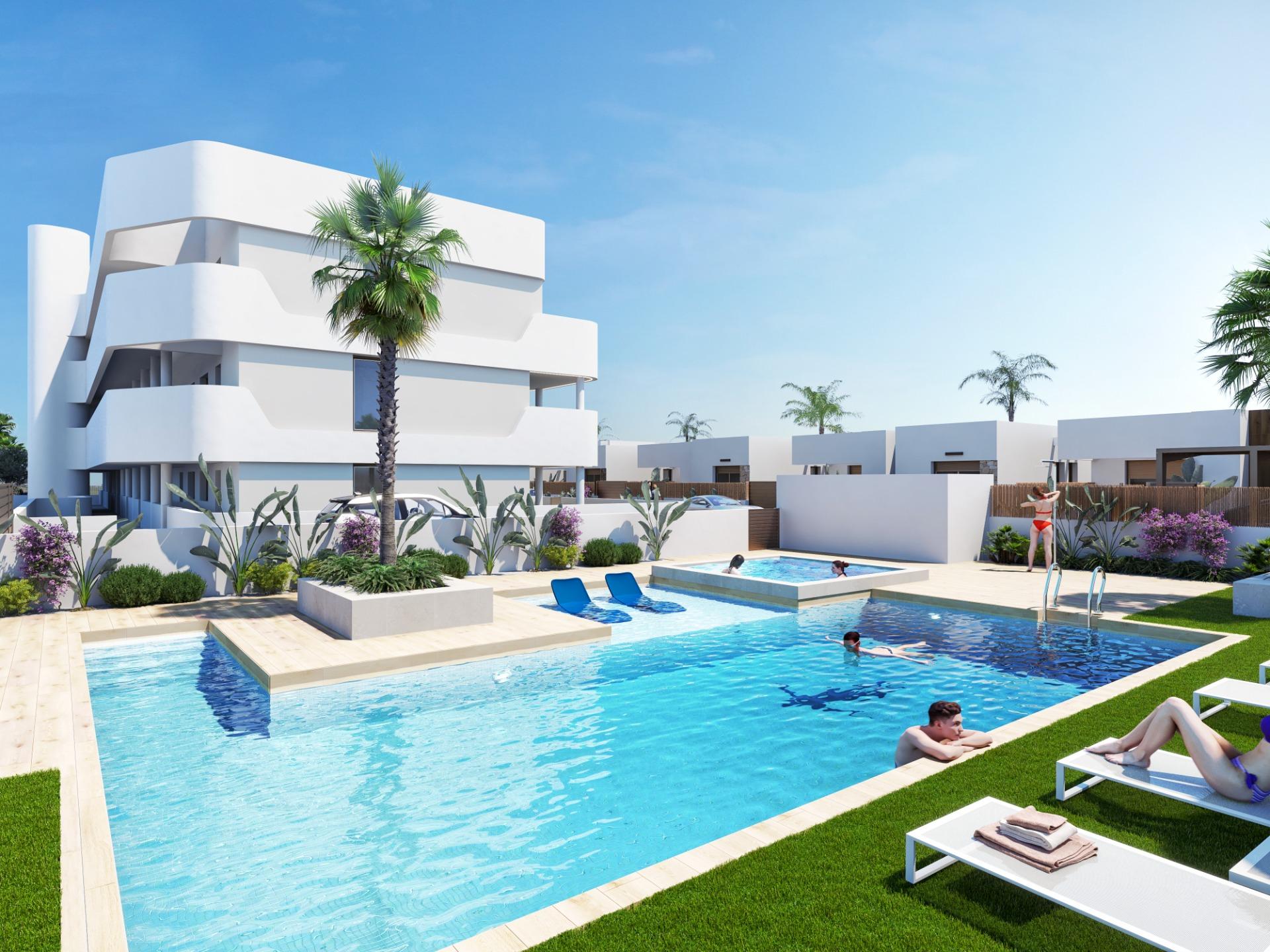 New build residential complex in los alcazares