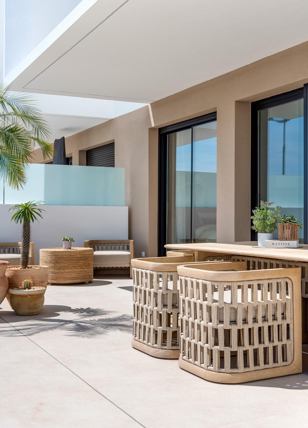 New build semi-detached and terraced villas in dolores, alicante