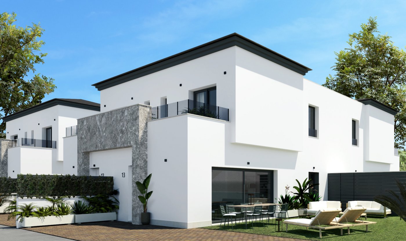 New build townhouses and quads in gran alacant near the beach