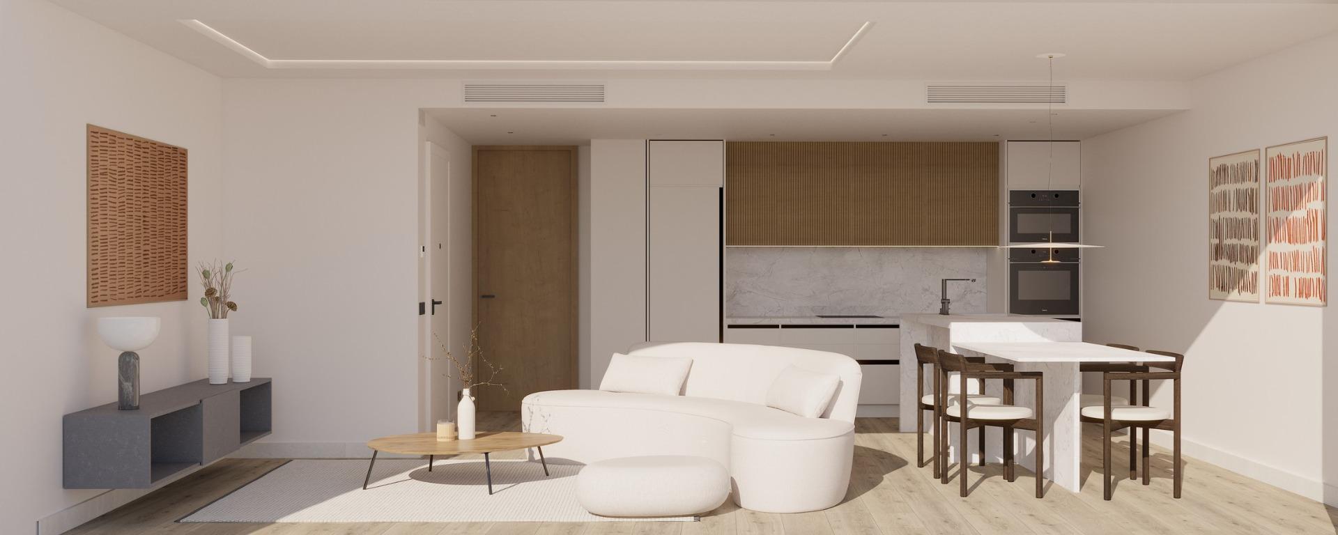 New build bungalows with sea views in la mata, torrevieja