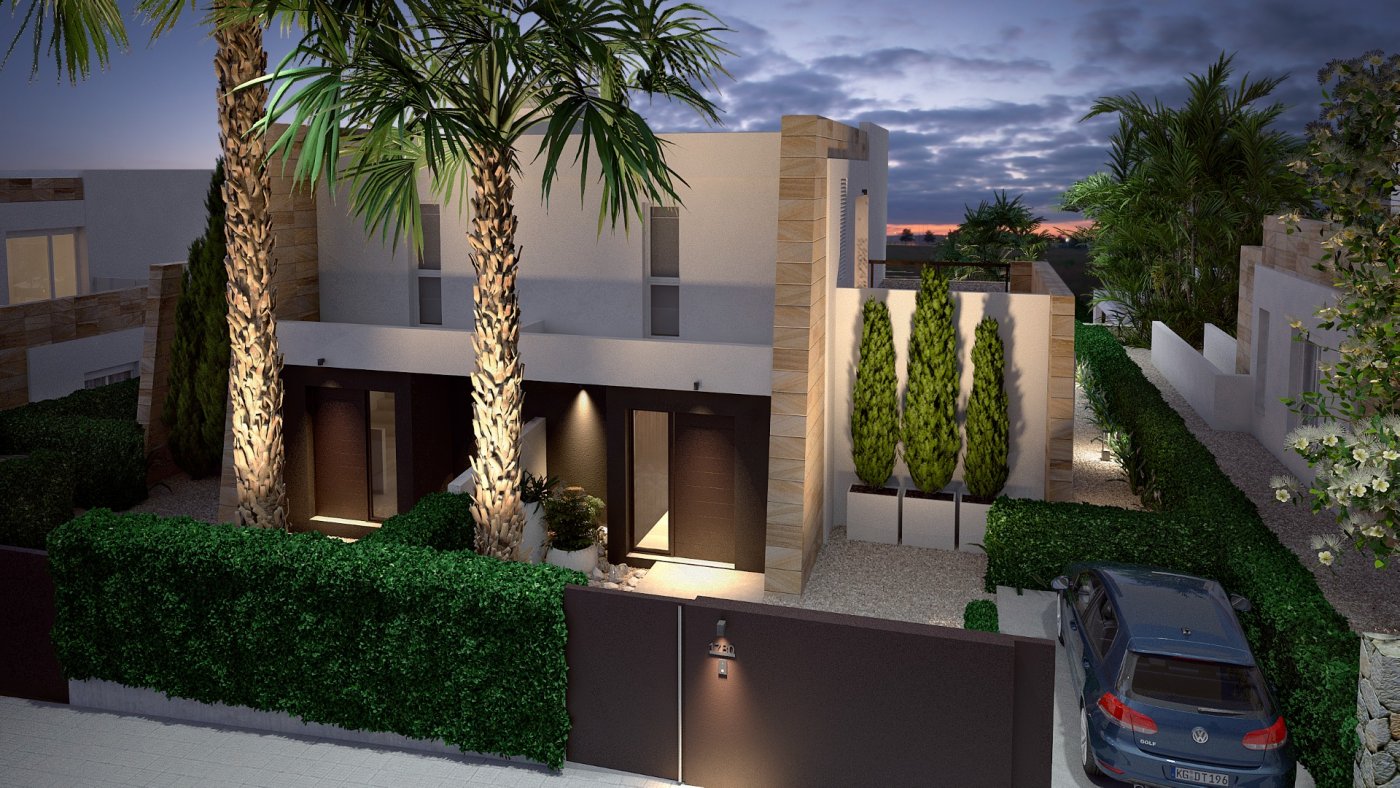 New build semi-detached villas with private pool in la finca golf resort, algorfa