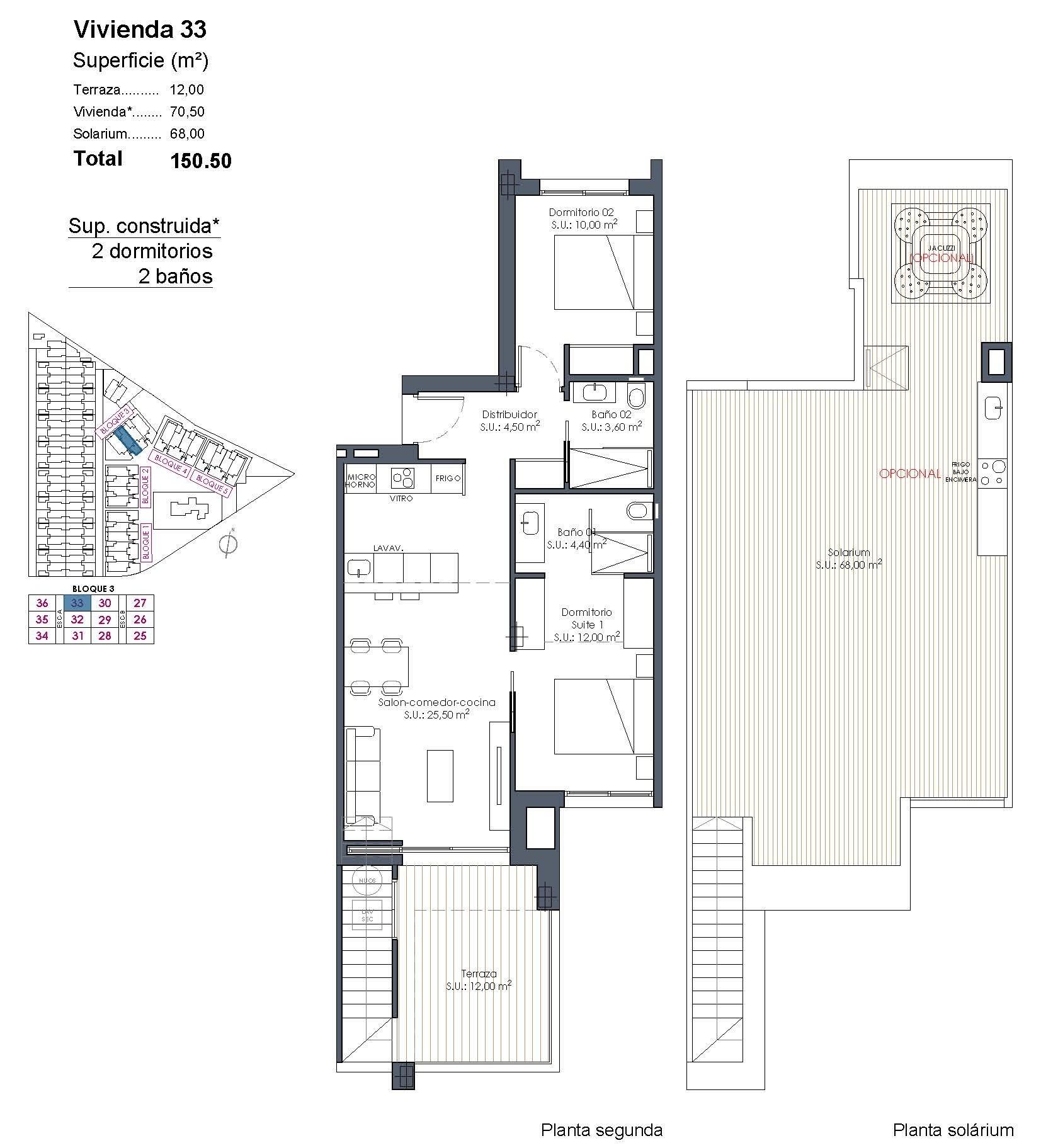 New build resort apartments at la serena golf-los alcazares near the beach