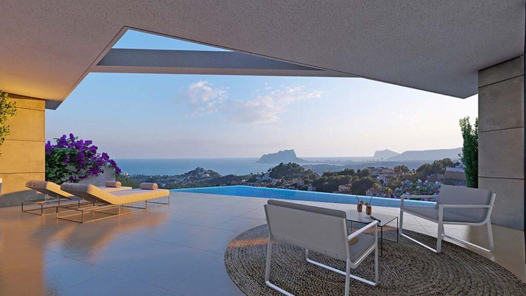 Luxury new build villas with sea views in benitachell
