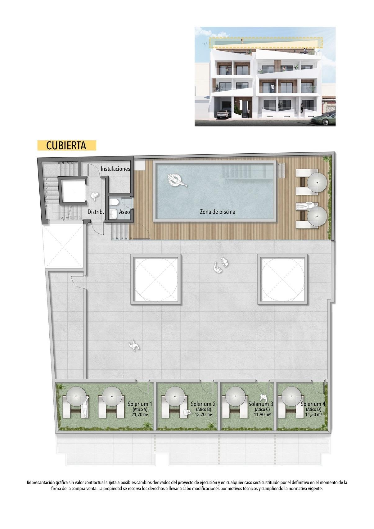 Modern apartments just 250m from el cura beach in torrevieja