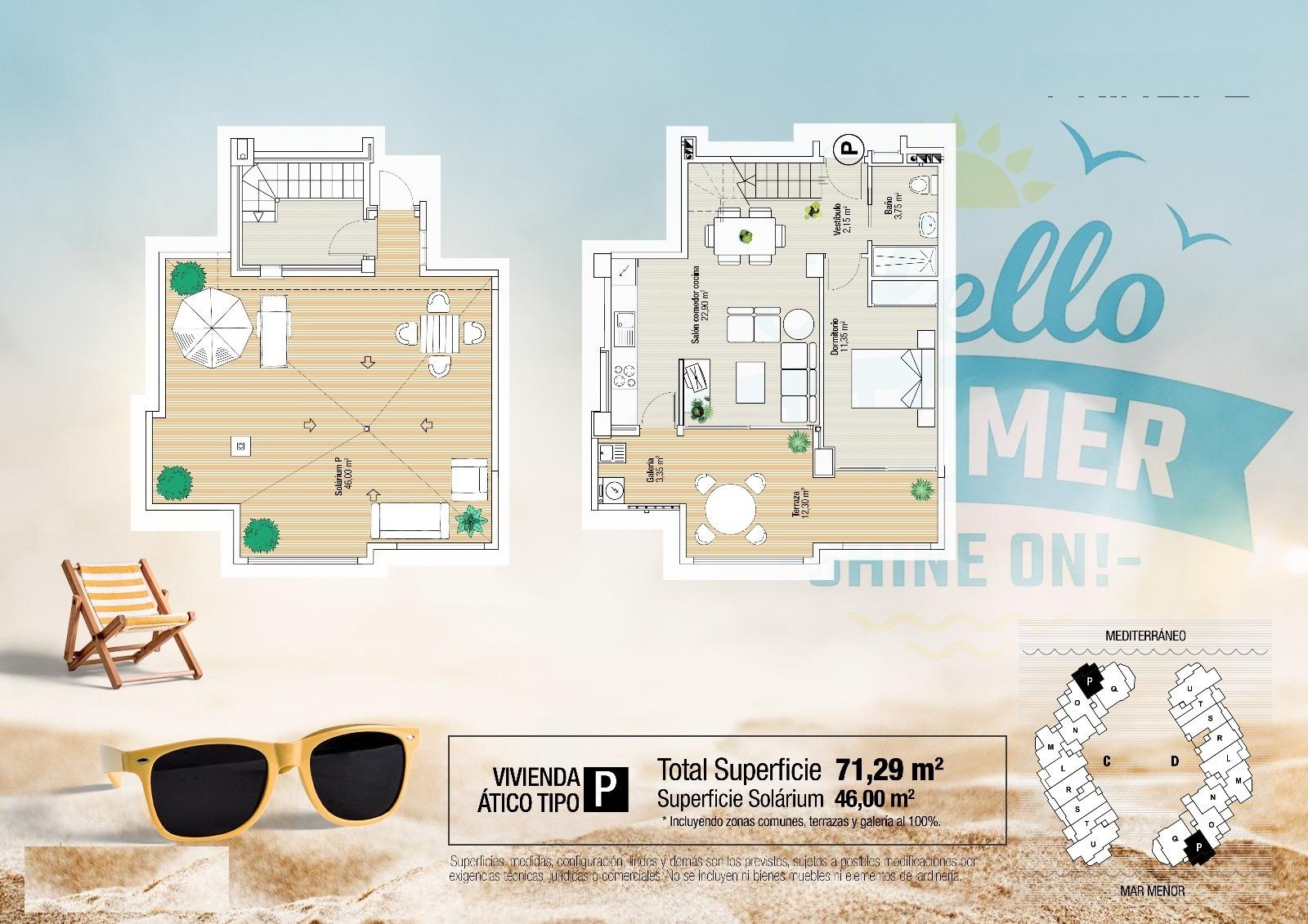 New build residential complex in la manga
