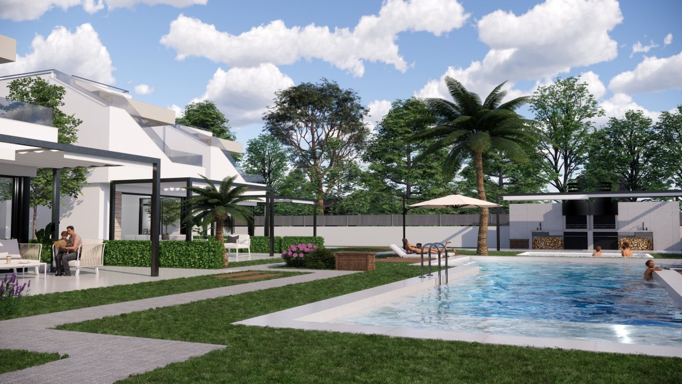 New build villas in pilar de la horadada on the golf course