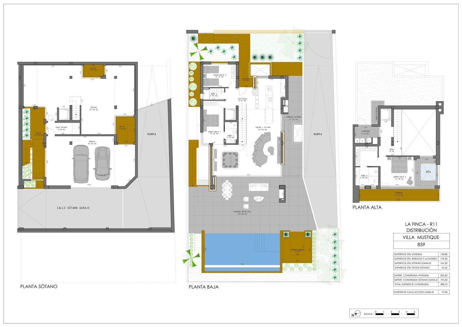 Exclusive new build frontline golf villas at la finca golf resort