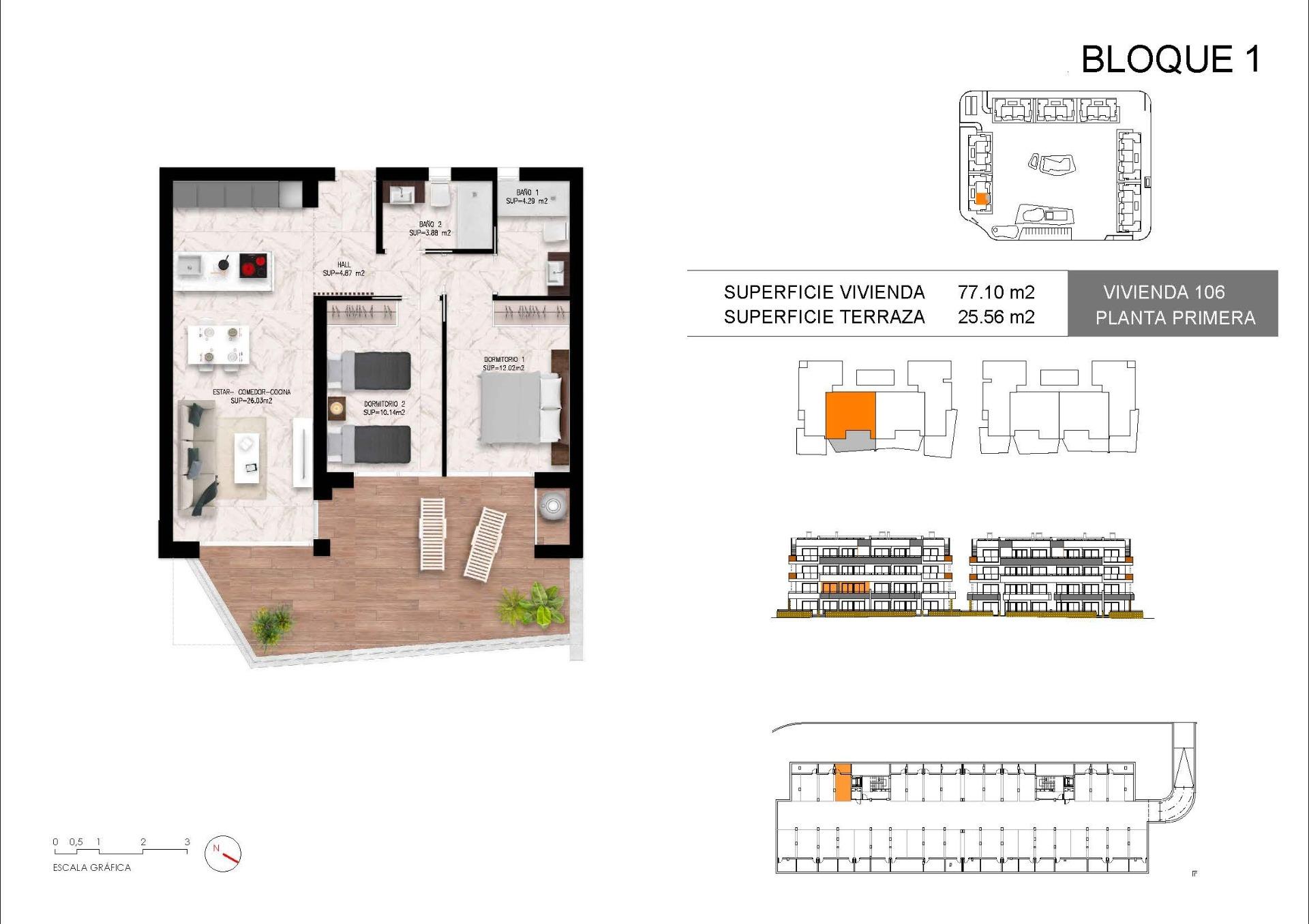 New residential development in la siesta, torrevieja