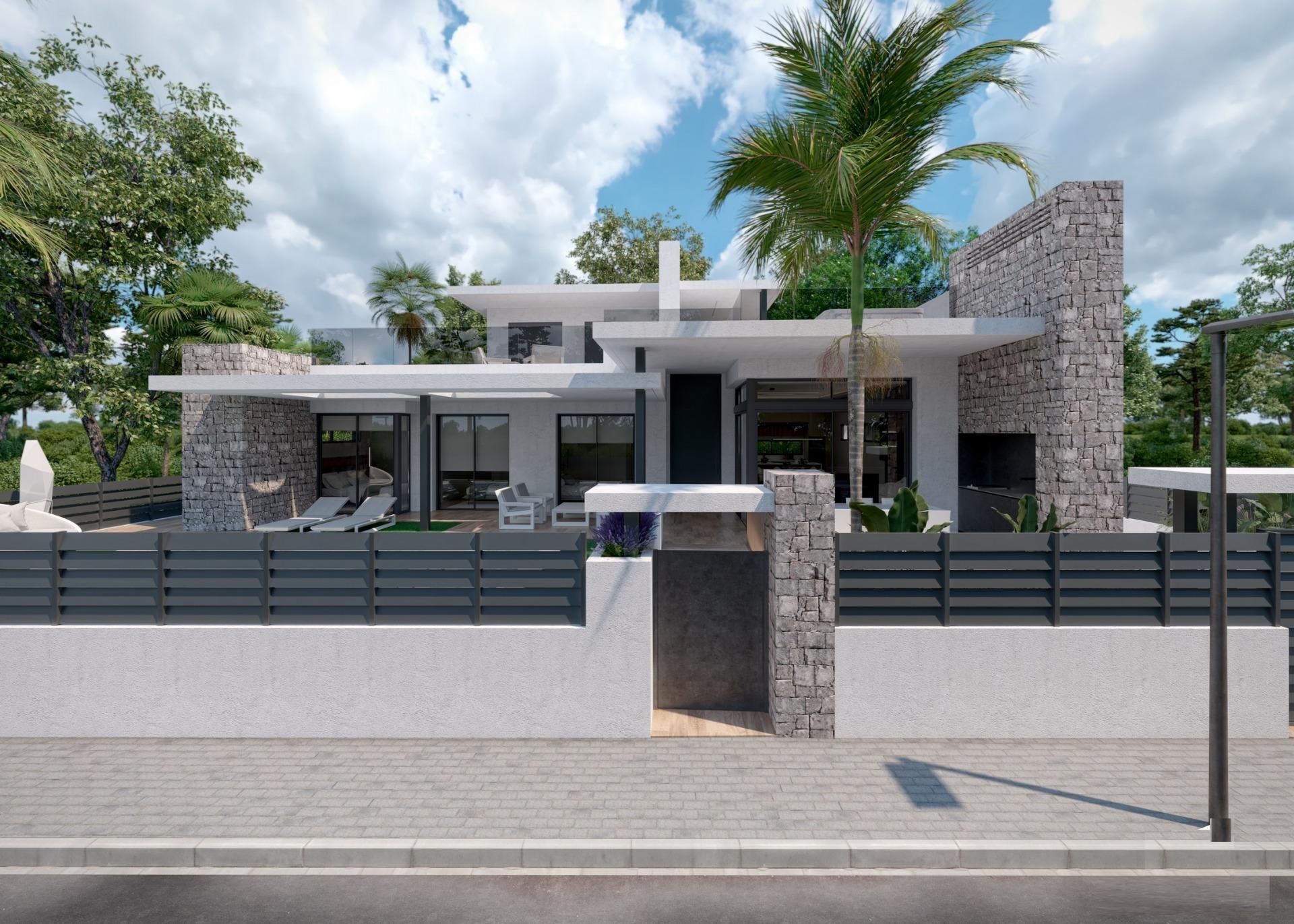 Frontline lake luxury villa in santa rosalia lake and life resort murcia
