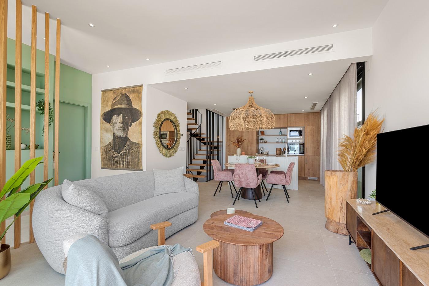 New build semi-detached and terraced villas in dolores, alicante