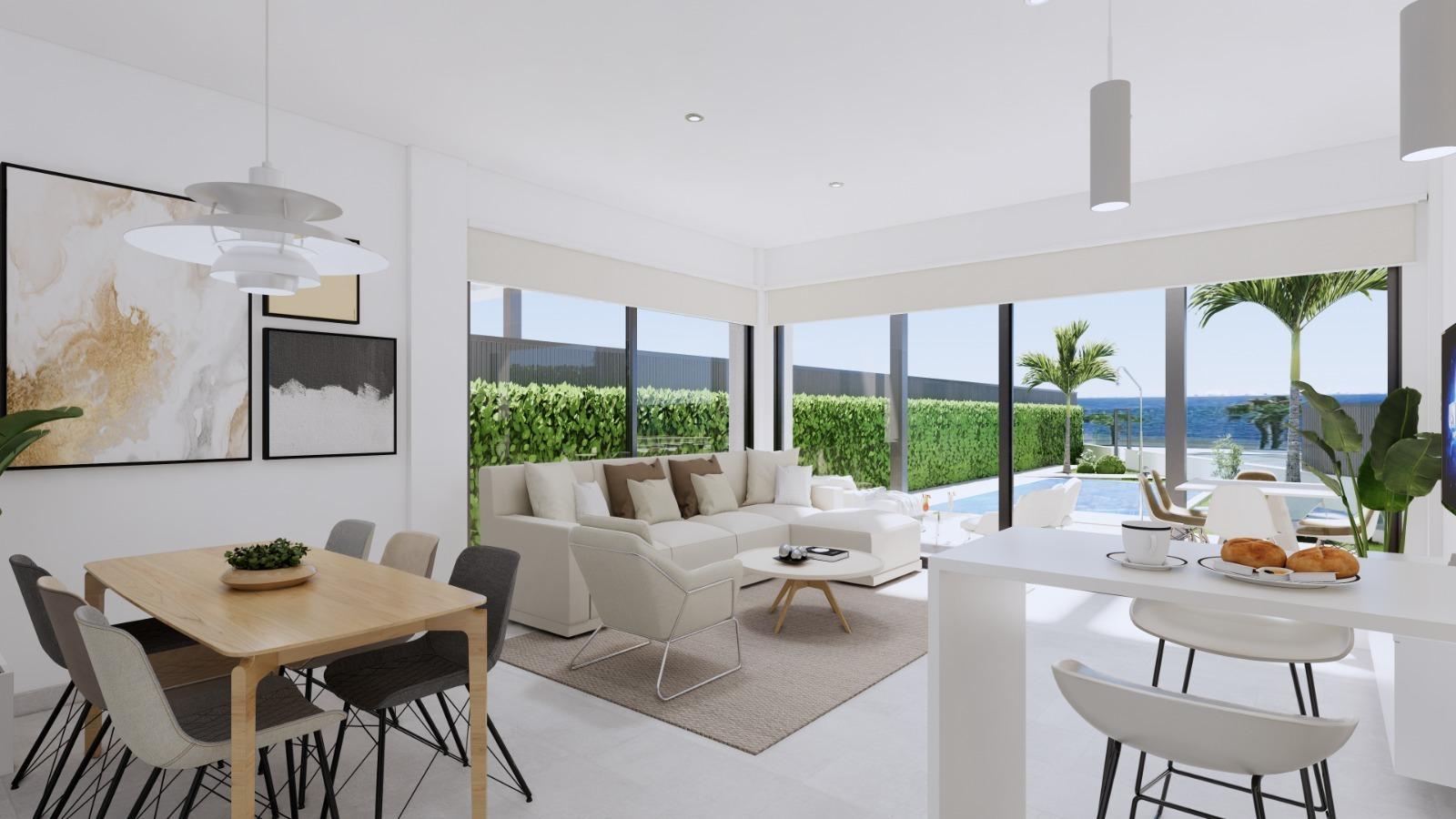 Luxury New Construction Villas on the Waterfront in Los Alcázares