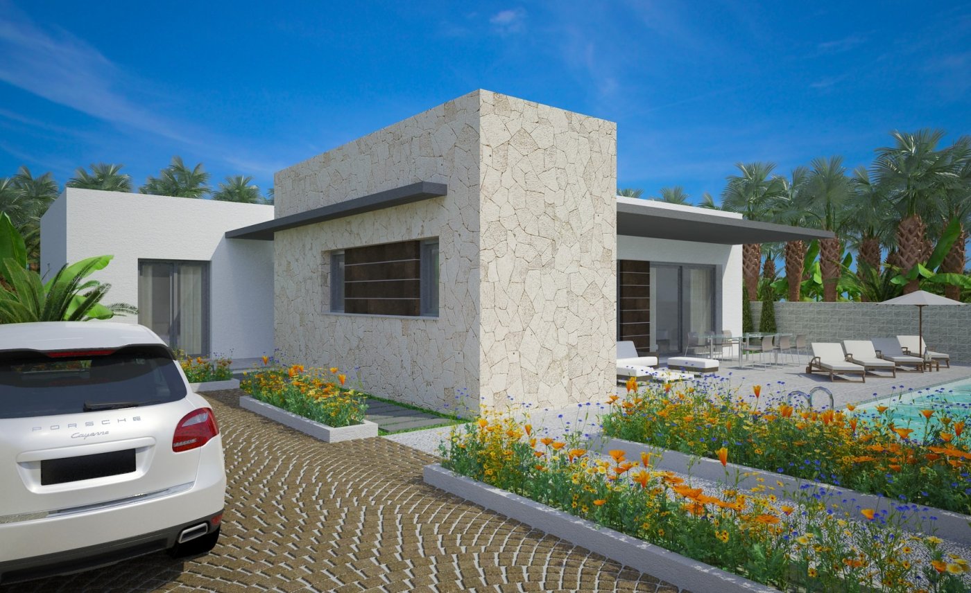 New build modern villas in benijofar