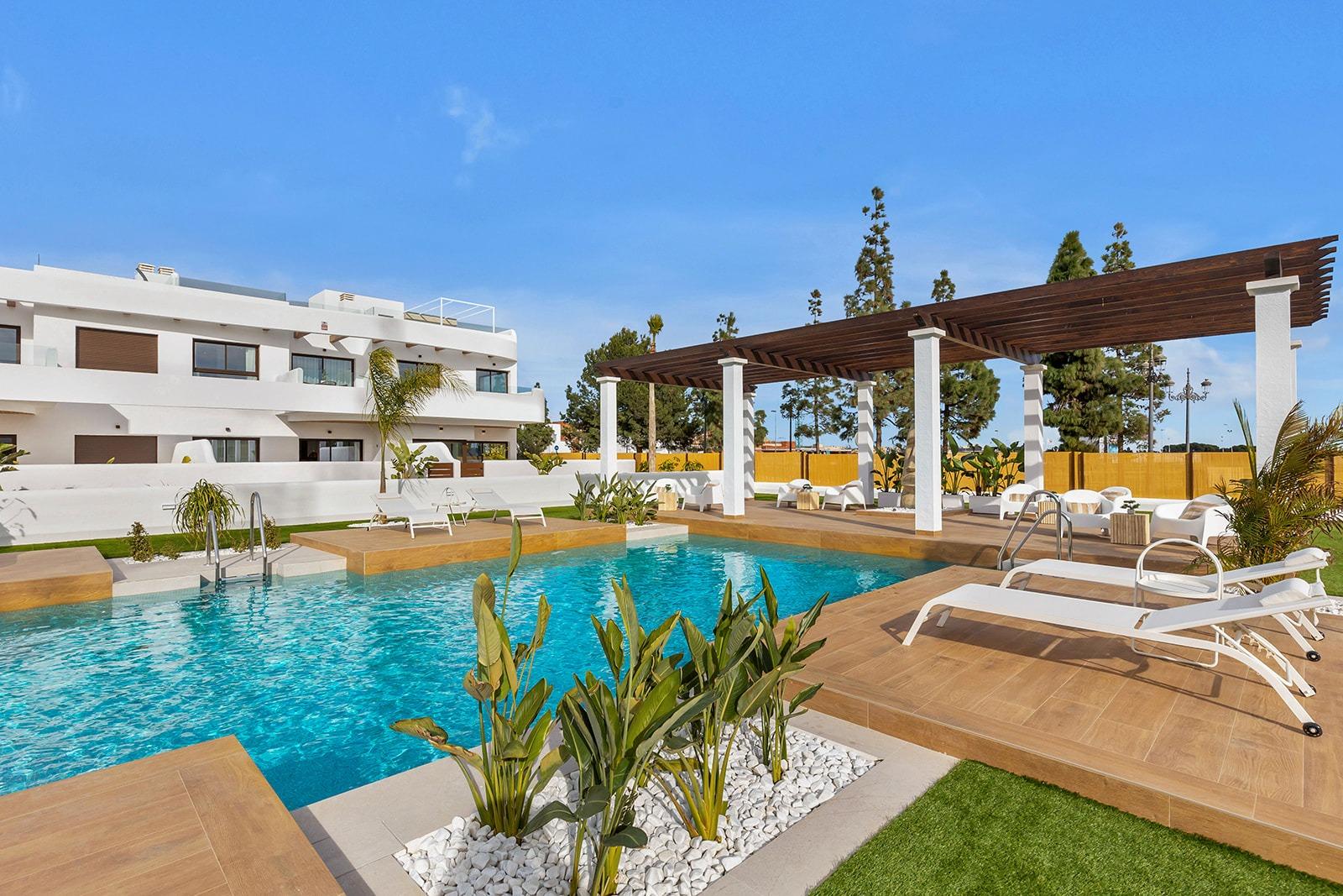 New build residential complex near serena golf and the mar menor in los alcazares