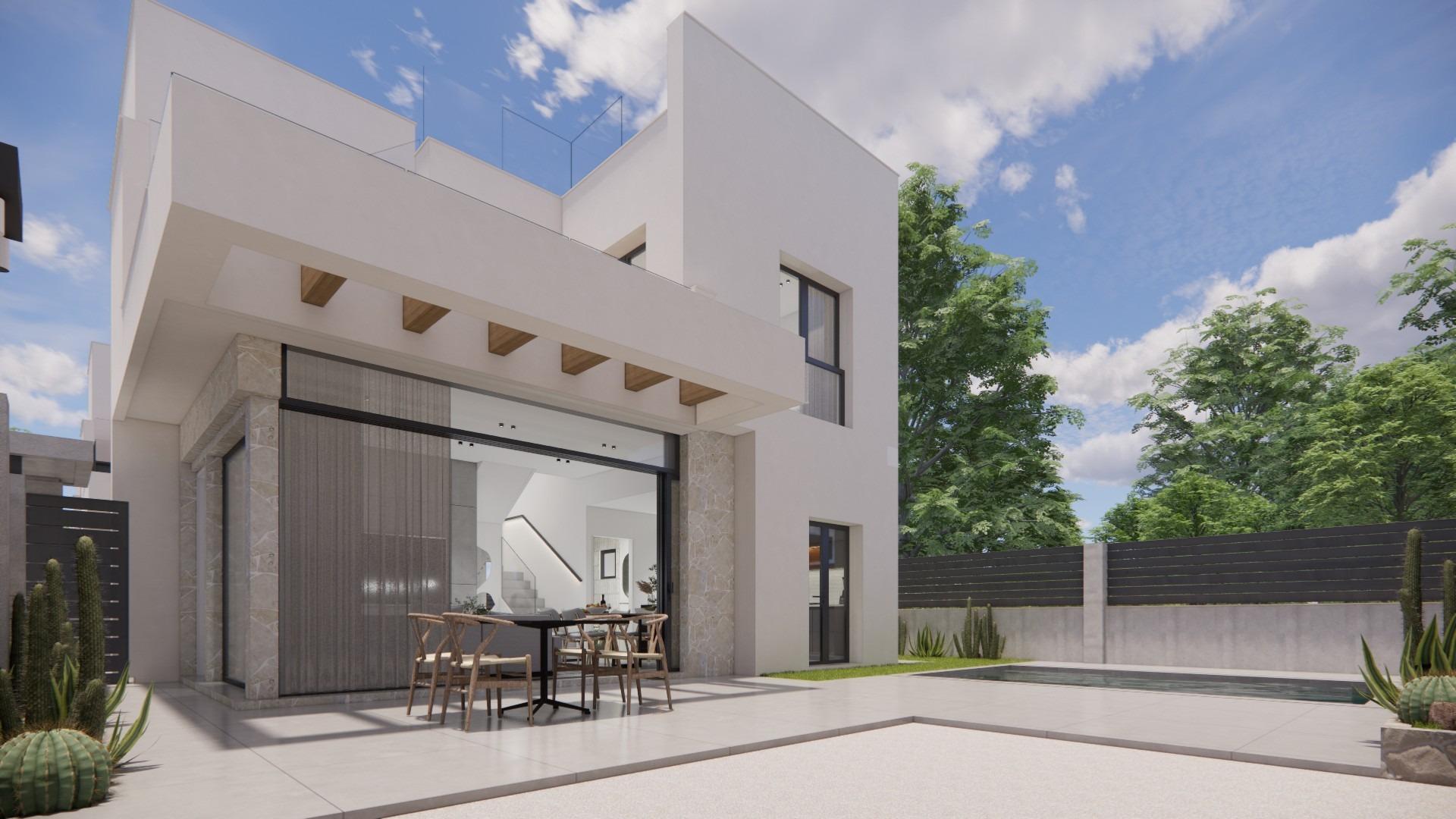 Modern new build villas in la herrada los montesinos with private pool