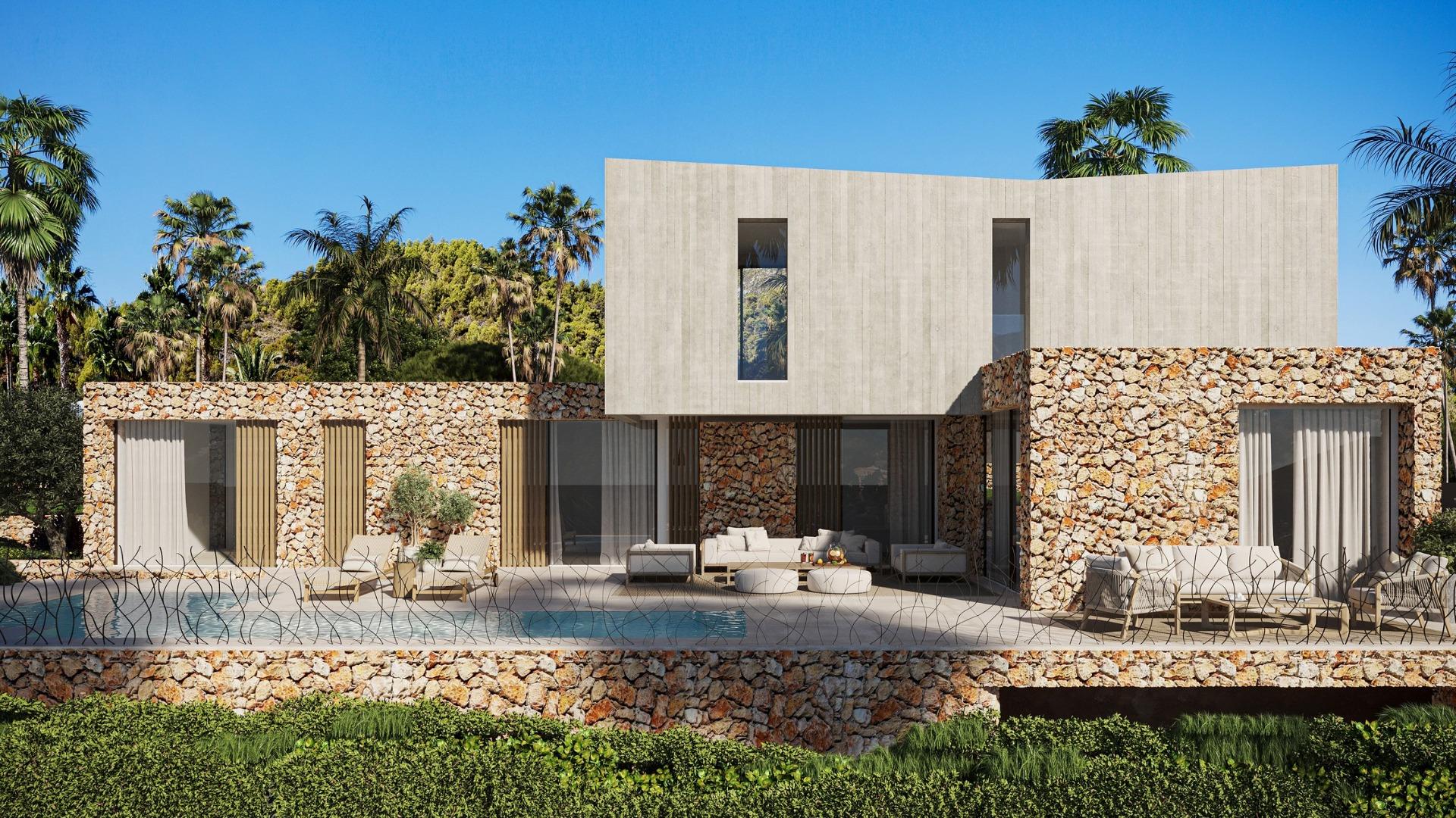 Modern new build villa with luxury features in javea