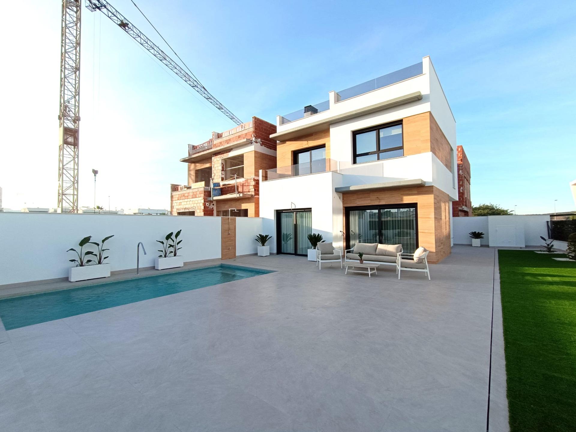 Luxury new build semi-detached villas in benijófar, costa blanca