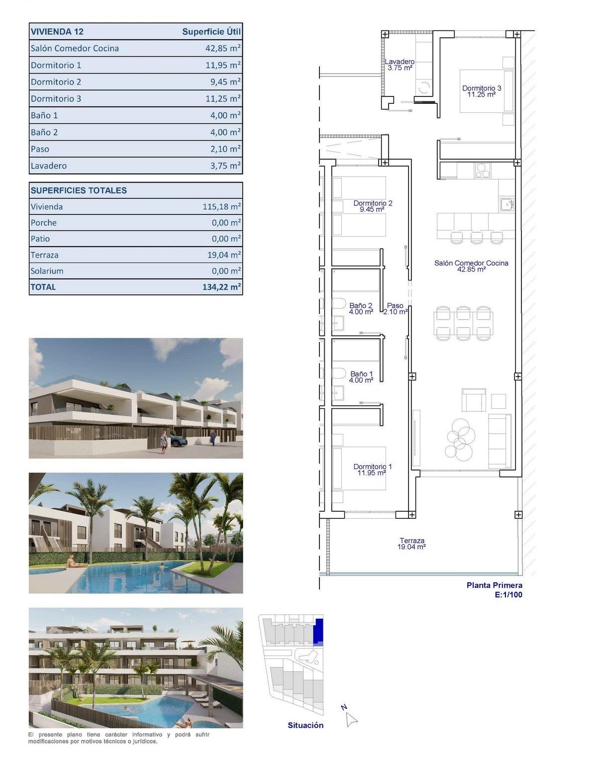New build apartments and bungalows for sale in pilar de la horadada near the beach