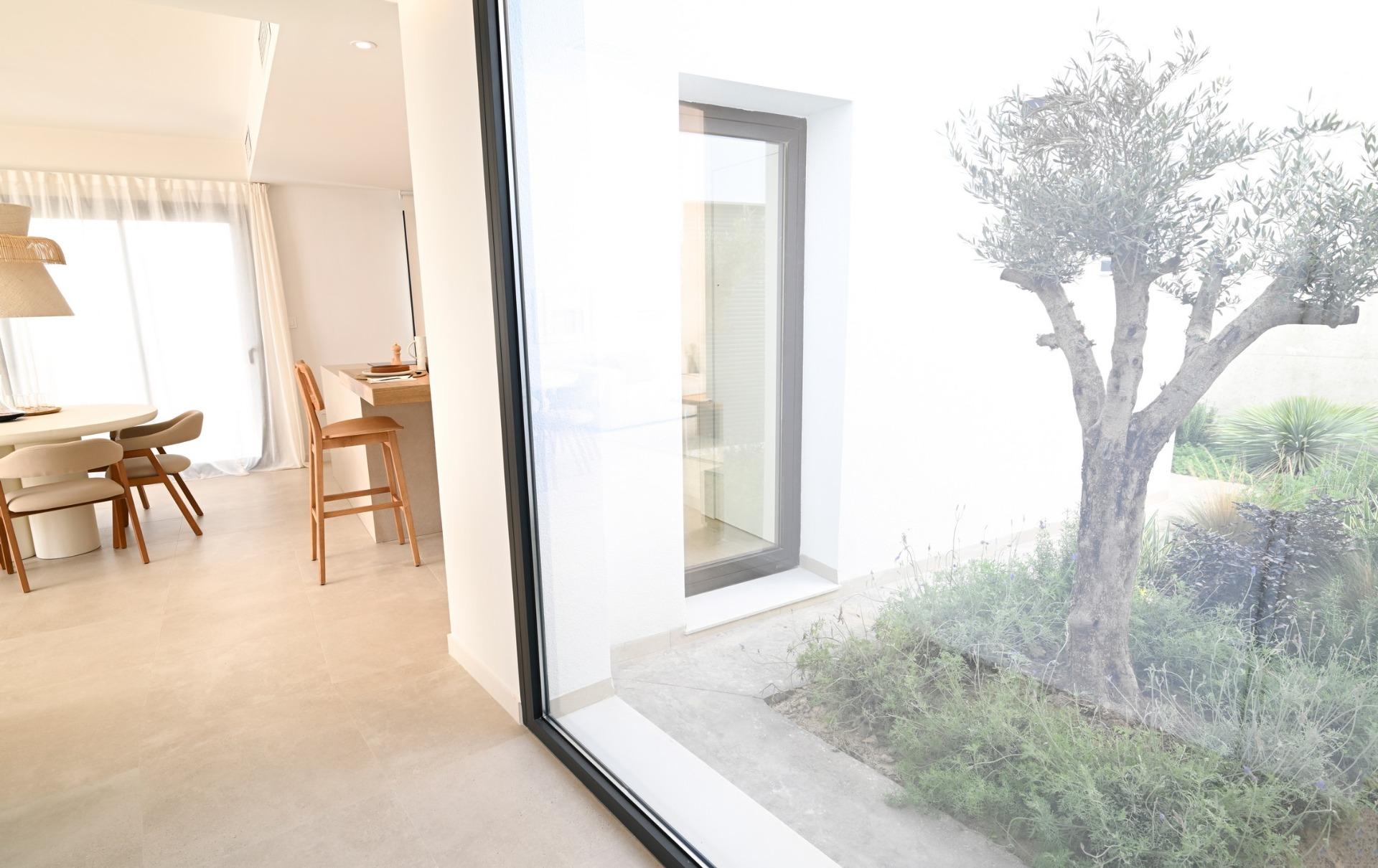 New build villas in altaona golf resort murcia with private pool and mountain views