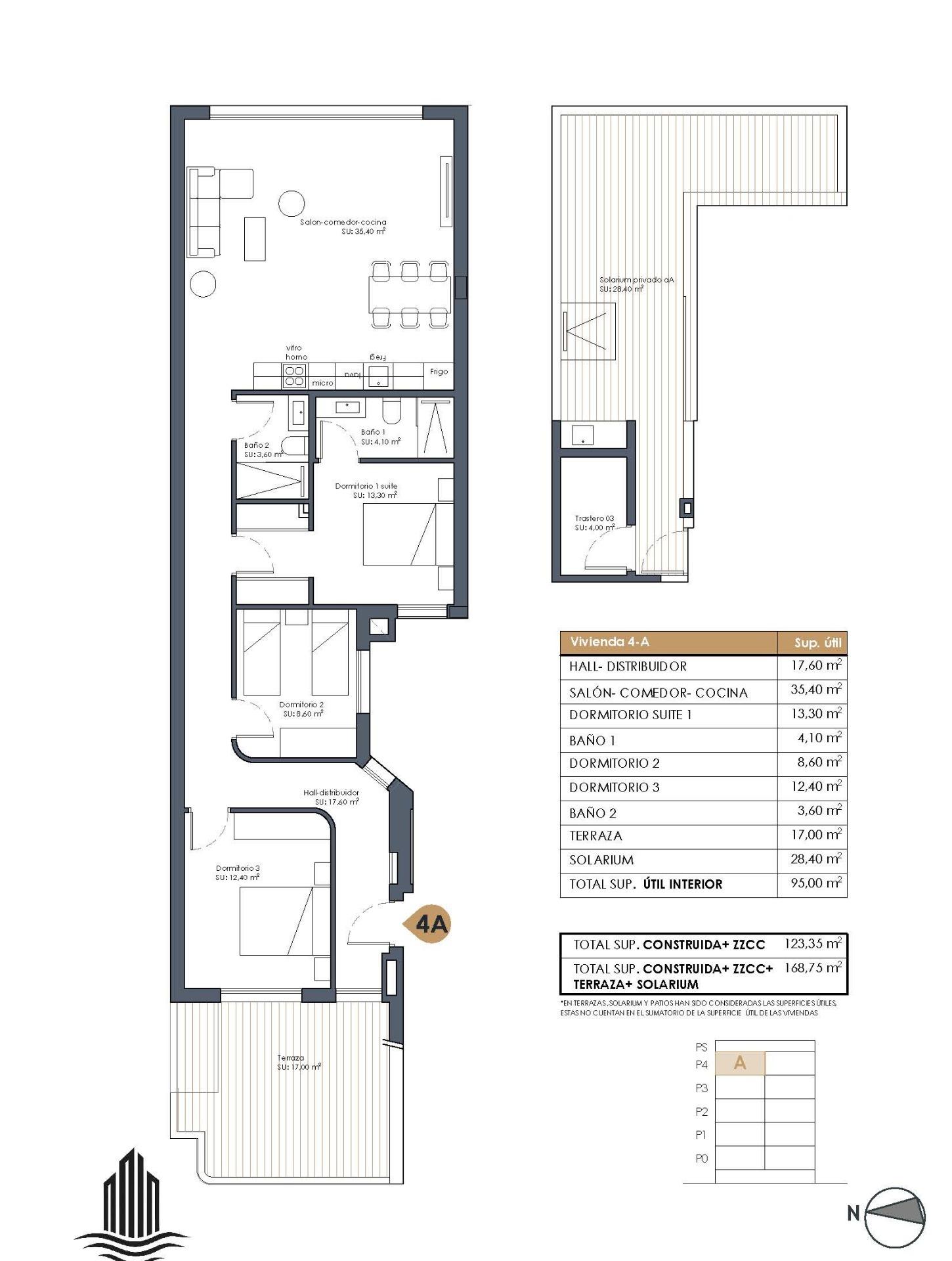 New build apartments in the centre of guardamar del segura near the beach