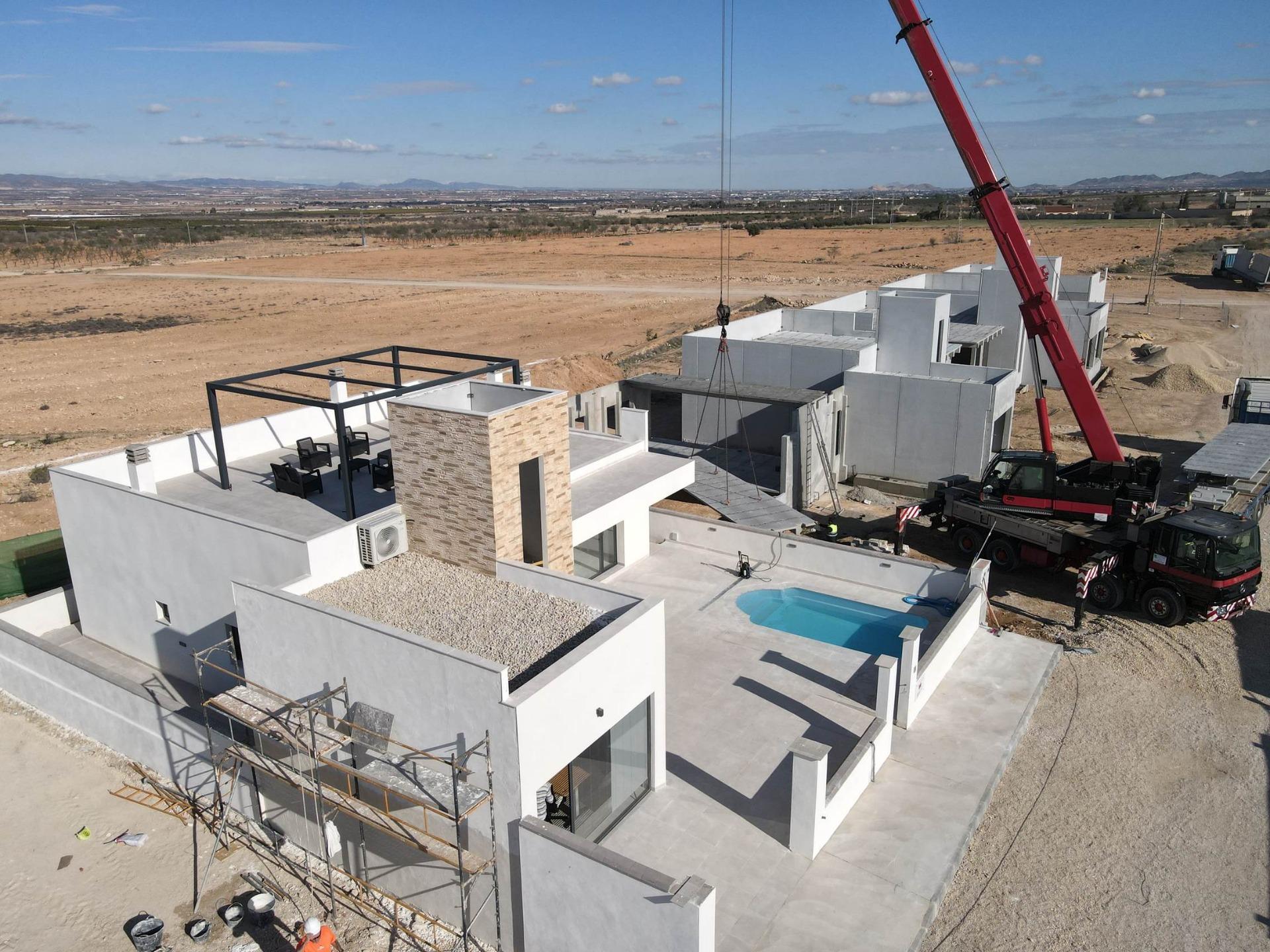 New build townhouses in fuente alamo, murcia
