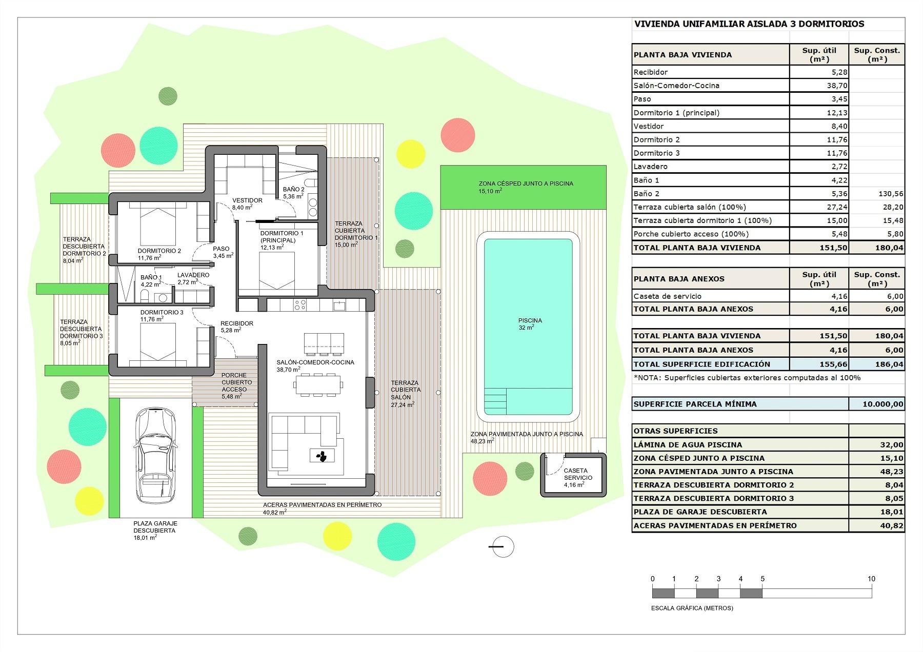 New build villas on large rustic plots in pinoso, alicante