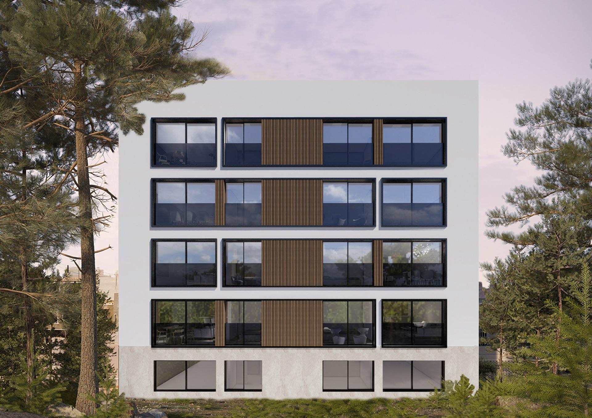 Modern new build apartments in the center of guardamar del segura