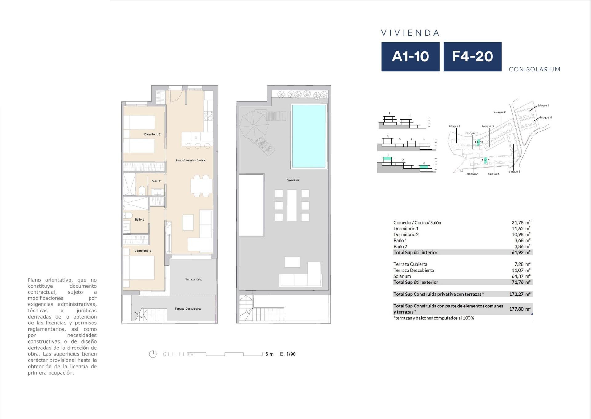 New build apartments with open views in alfaz del pi