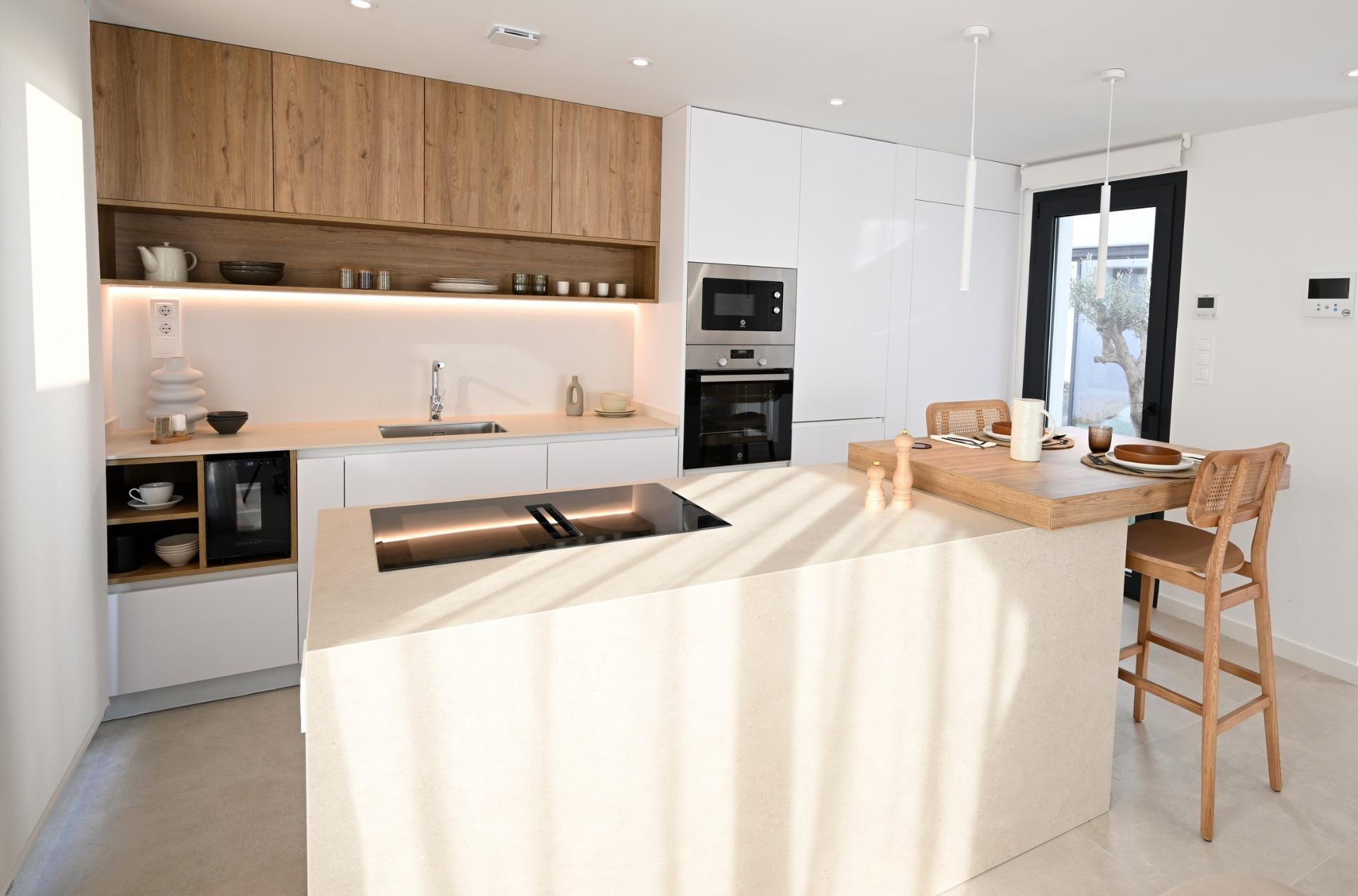 New build one level villas in altaona golf resort, murcia