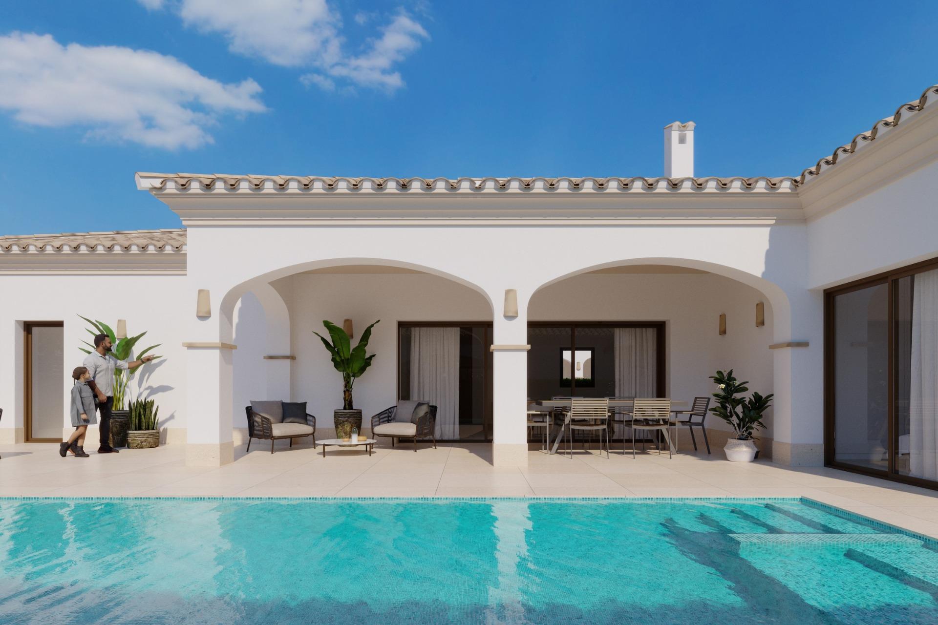 New build mediterranean villas in san pedro del pinatar