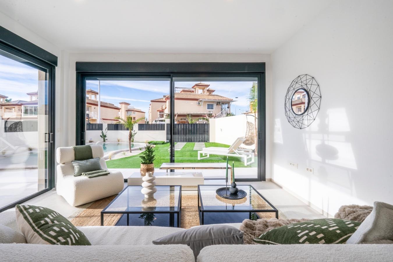 Newly built detached villas with private pool in roldán, torre-pacheco