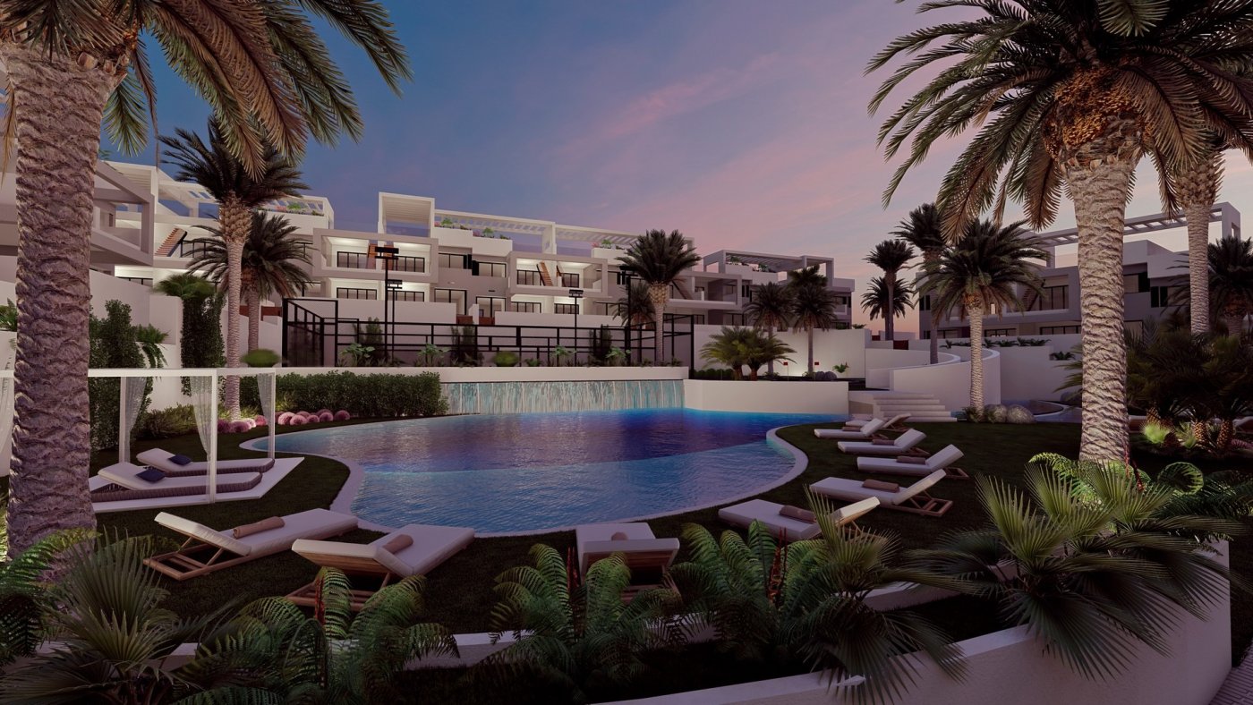 New build residential of bungalow apartments in los balcones