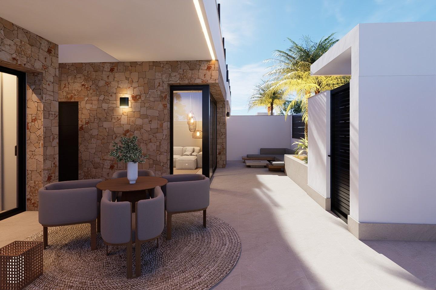 New build luxury villas for sale in san pedro del pinatar near the mar menor