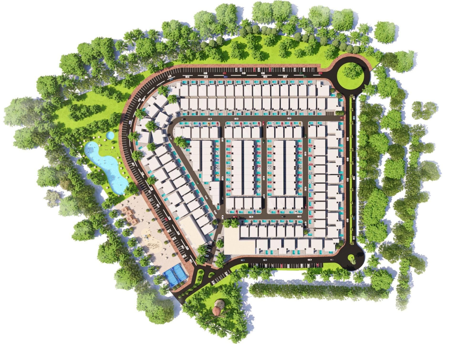 New build townhouses in fuente alamo, murcia