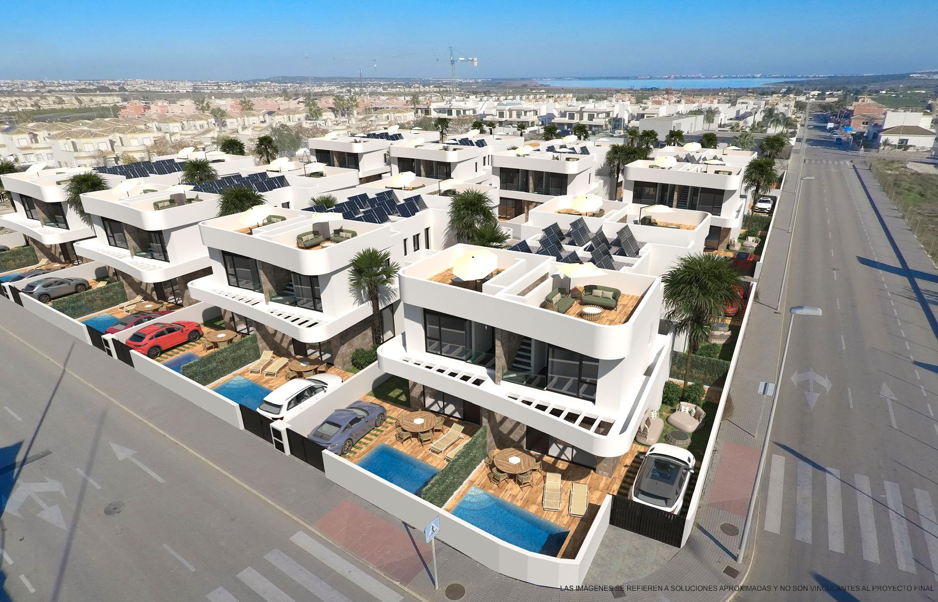 New build villas in los montesinos