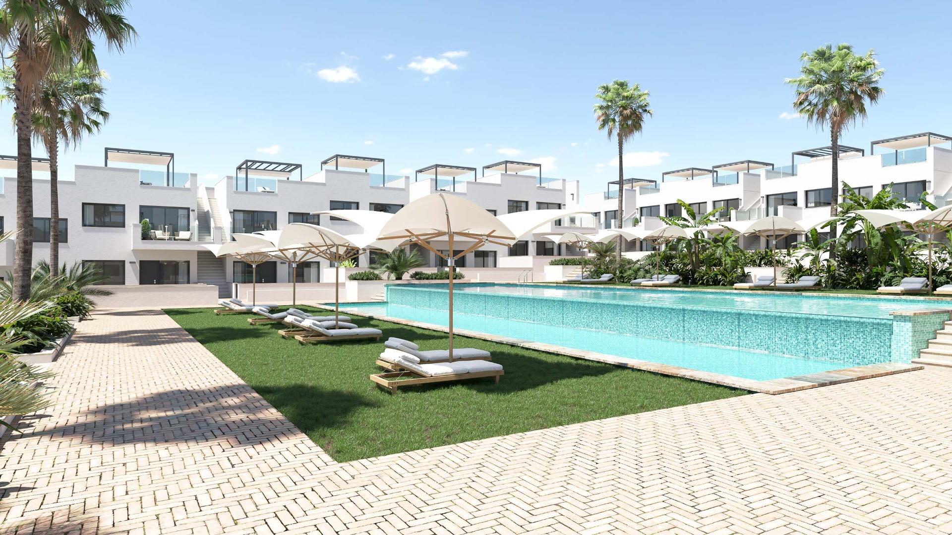 New build residential of bungalow apartments in los balcones