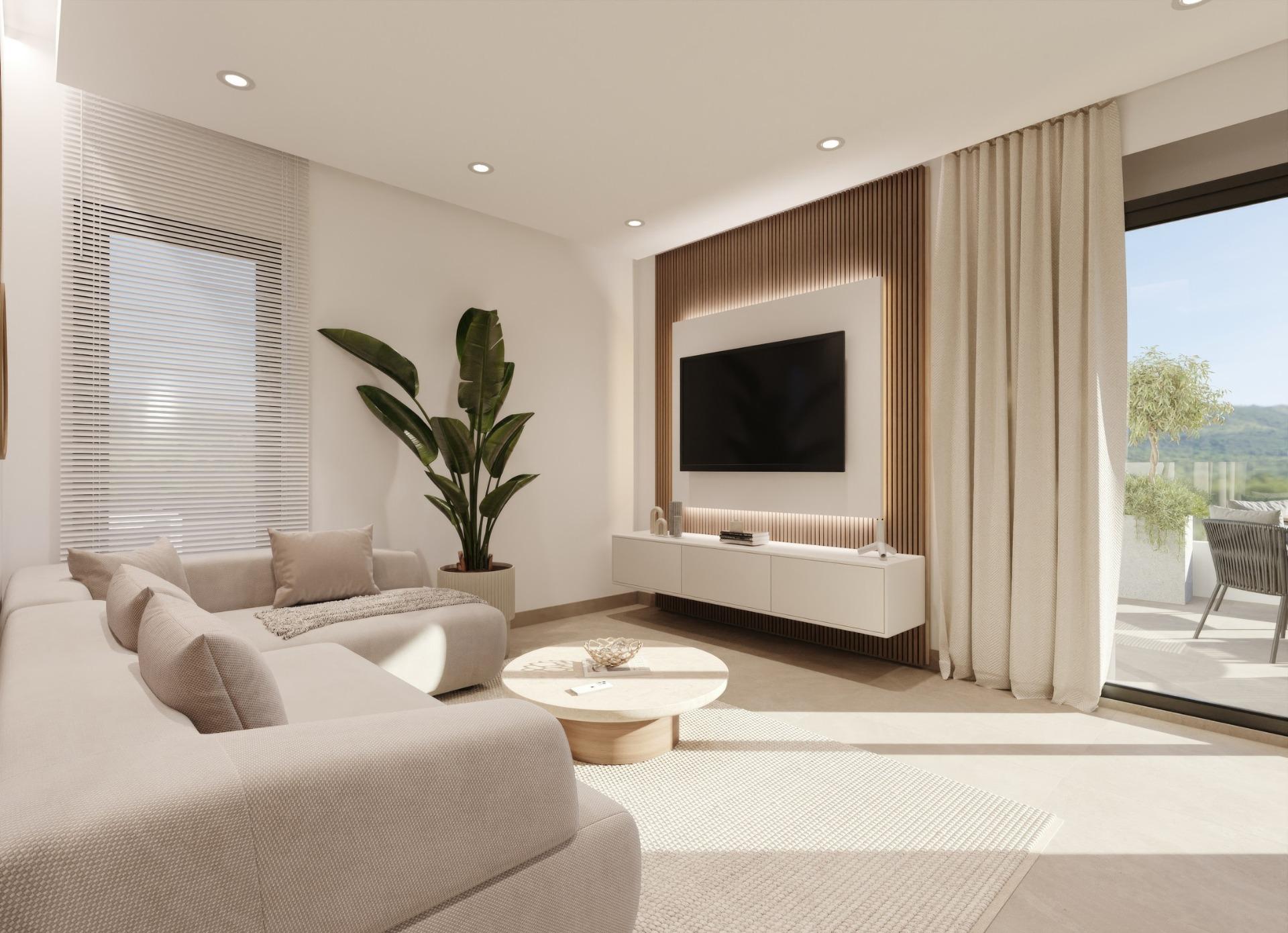New build apartments in hacienda del Álamo golf resort, murcia